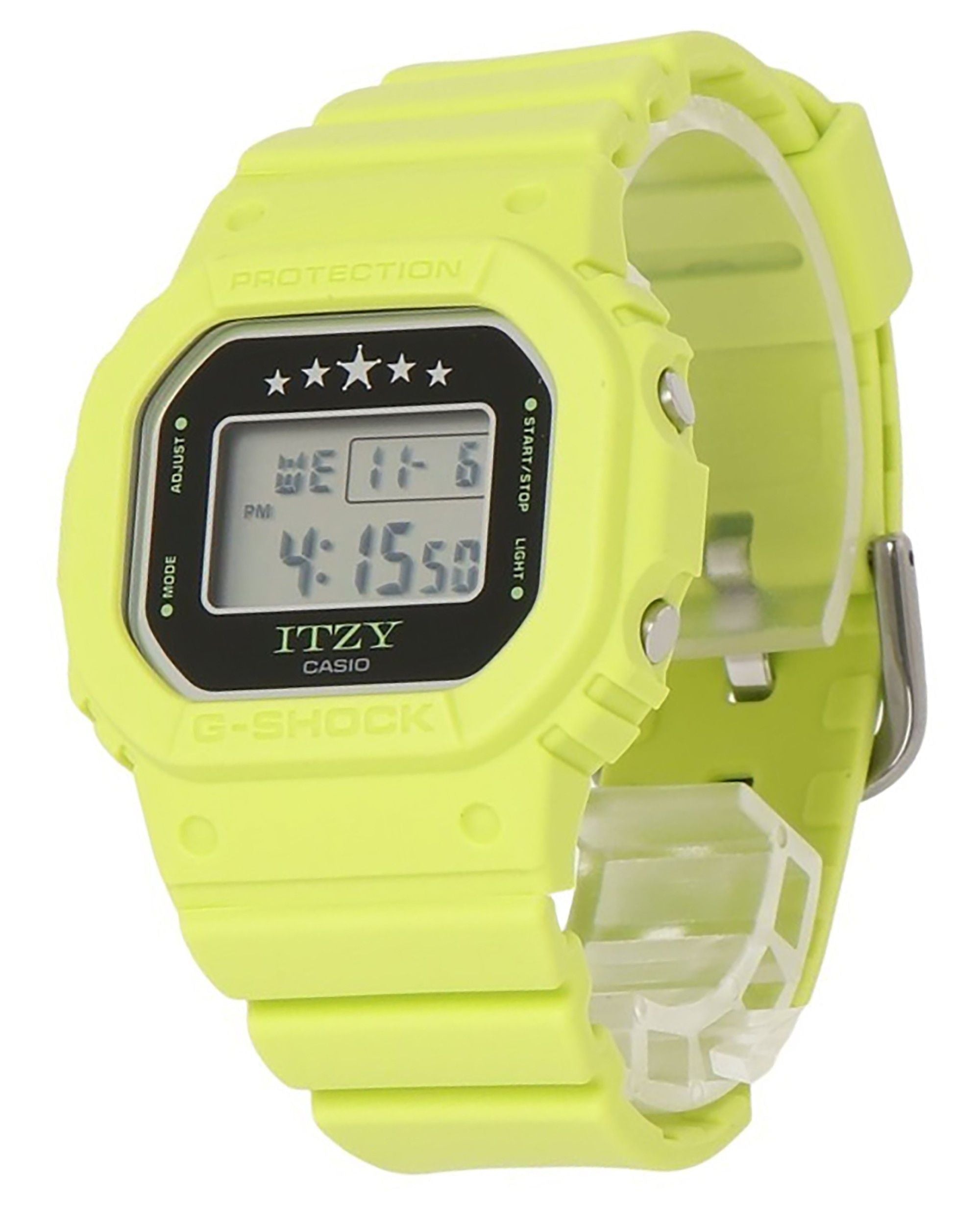 Casio G - Shock ITZY Collaboration Digital Green Bio - Based Resin Strap Quartz GMD - S5610IT - 3 200M Women's Watch - Prestige Stones