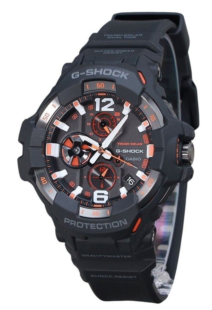 Casio G - Shock Master Of G - Air Gravitymaster Smartphone Link Analog Tough Solar GR - B300 - 1A4 200M Men's Watch - Prestige Stones