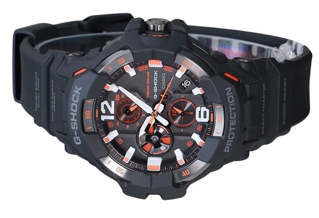 Casio G - Shock Master Of G - Air Gravitymaster Smartphone Link Analog Tough Solar GR - B300 - 1A4 200M Men's Watch - Prestige Stones