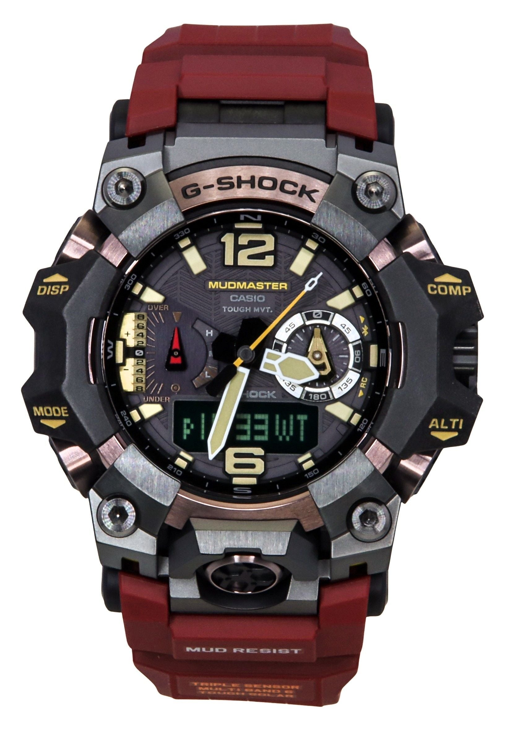 Casio G - Shock Master Of G - Land Mudmaster Analog Digital Smartphone Link Black Dial Solar GWG - B1000 - 1A4 200M Men's Watch - Prestige Stones