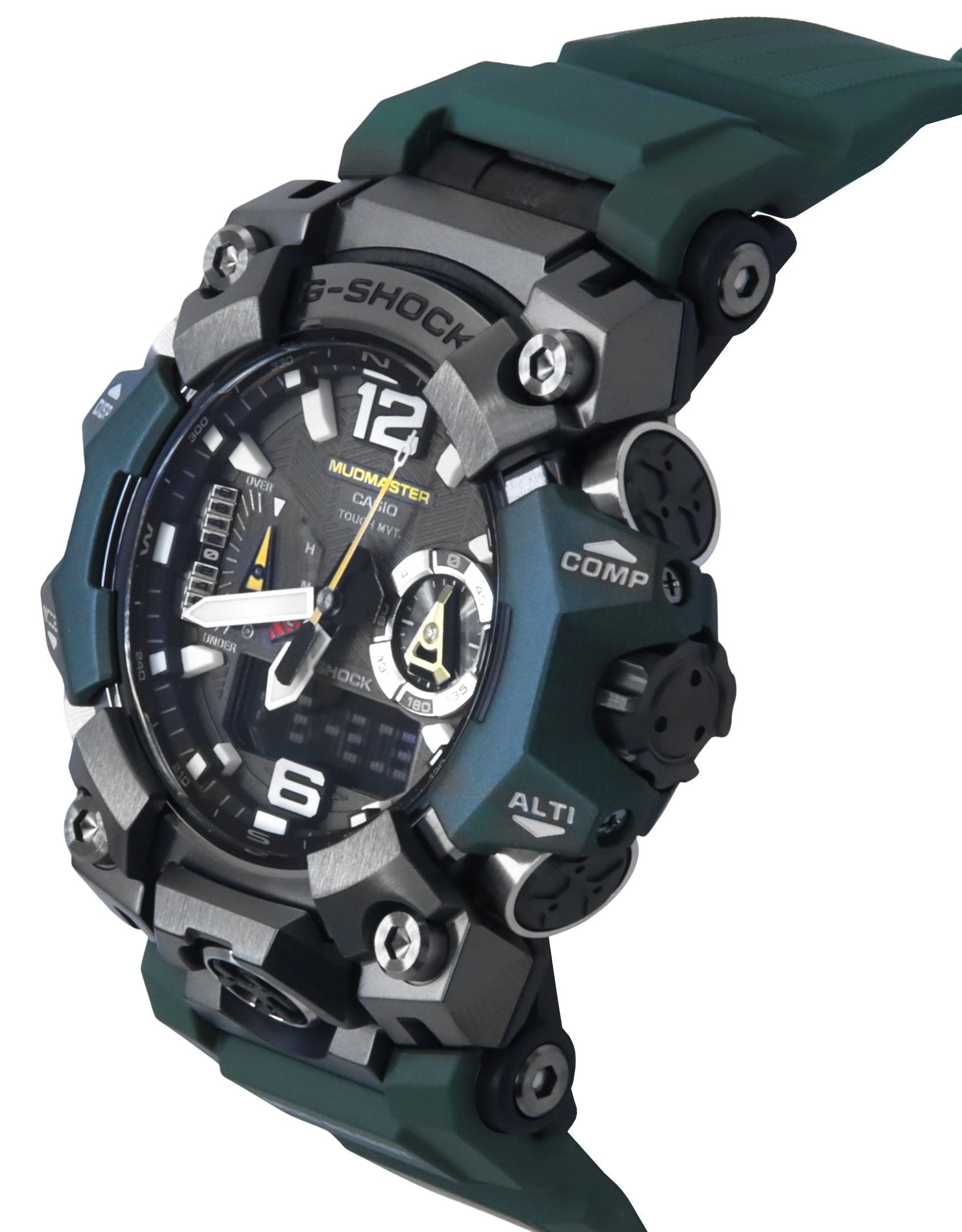 Casio G - Shock Master Of G - Land Mudmaster Analog Digital Smartphone Link Black Dial Solar GWG - B1000 - 3A 200M Men's Watch - Prestige Stones
