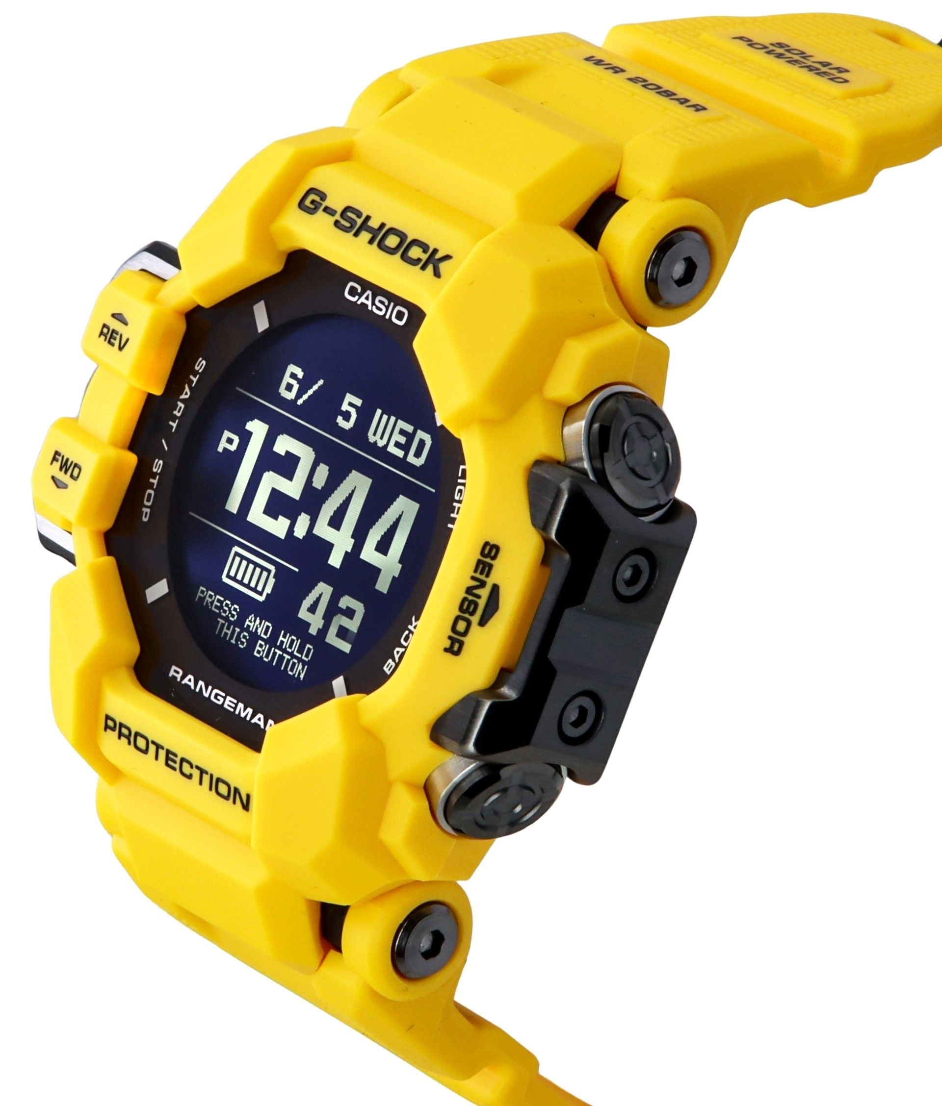 Casio G - Shock Master Of G - Land Rangeman Digital Smartphone Link Solar GPR - H1000 - 9 200M Men's Watch - Prestige Stones