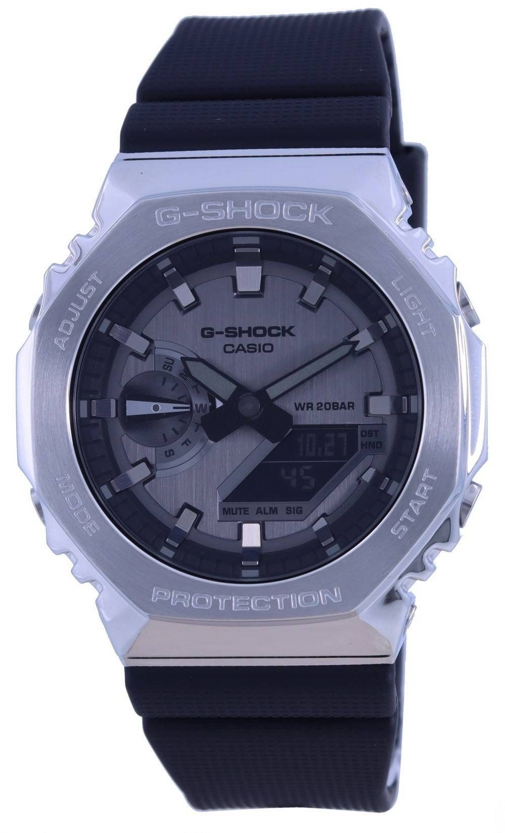 Casio G - Shock Metal Covered Analog Digital Resin Strap Quartz GM - 2100 - 1A GM2100 - 1 200M Men's Watch - Prestige Stones