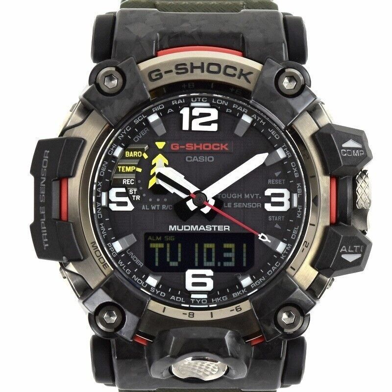 Casio G - Shock Mudmaster Analog Digital Solar Powered GWG - 2000 - 1A3 GWG2000 - 1A3 200M Men's Watch - Prestige Stones