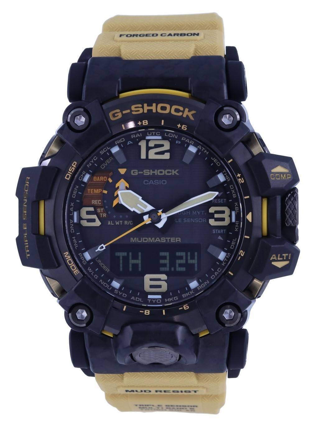 Casio G - Shock Mudmaster Analog Digital Tough Solar GWG - 2000 - 1A5 GWG2000 - 1A5 200M Men's Watch - Prestige Stones