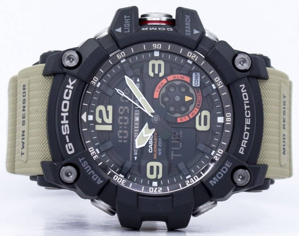 Casio G - Shock Mudmaster Analog Digital Twin Sensor GG - 1000 - 1A5 GG1000 - 1A5 Men's Watch - Prestige Stones