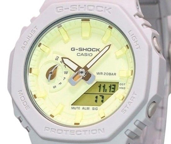 Casio G - Shock Nature's Colour Series Analog Digital Yellow Dial Quartz GMA - S2100NC - 4A 200M Women's Watch - Prestige Stones