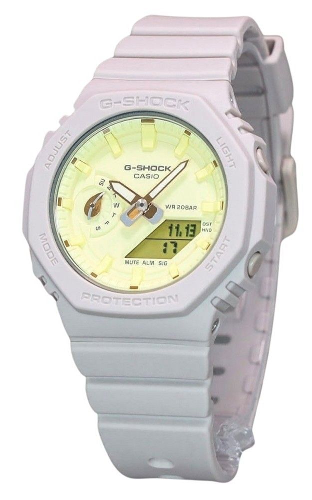 Casio G - Shock Nature's Colour Series Analog Digital Yellow Dial Quartz GMA - S2100NC - 4A 200M Women's Watch - Prestige Stones