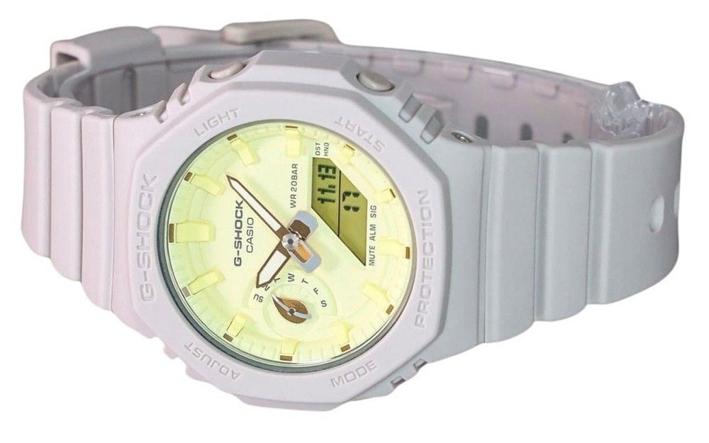 Casio G - Shock Nature's Colour Series Analog Digital Yellow Dial Quartz GMA - S2100NC - 4A 200M Women's Watch - Prestige Stones