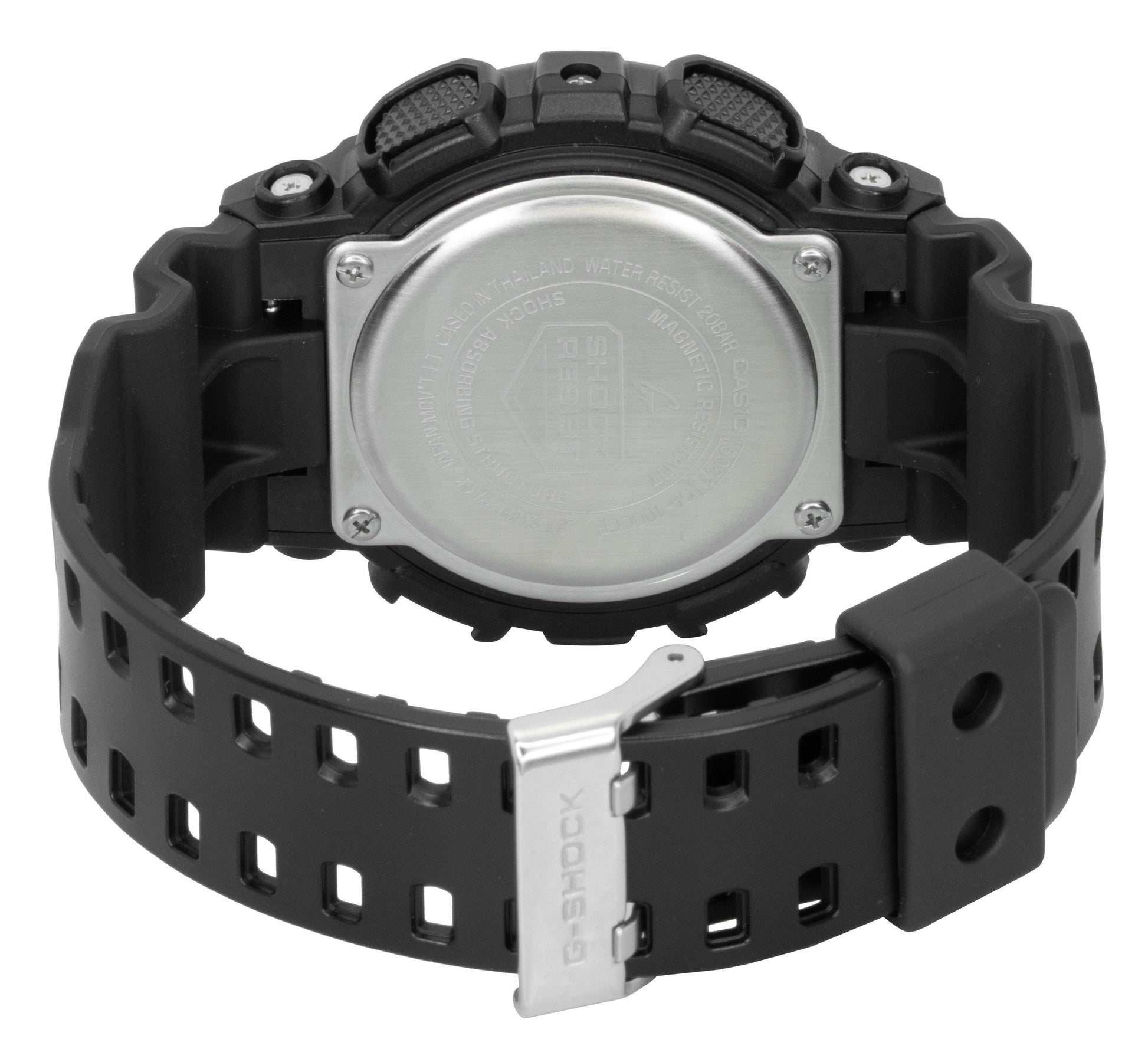 Casio G - Shock Resin Strap Analog Digital Gold Dial Quartz GA - 100GGB - 1A9 200M Men's Watch - Prestige Stones