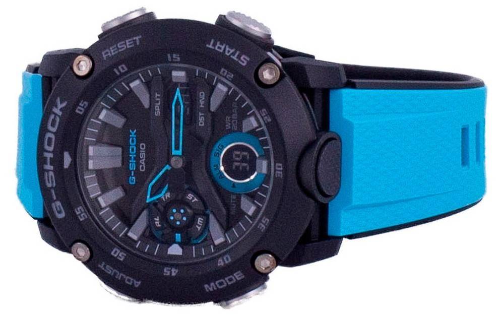 Casio G - Shock Standard Analog Digital Carbon Core Diver's GA - 2000 - 1A2 GA2000 - 1A2 200M Men's Watch - Prestige Stones