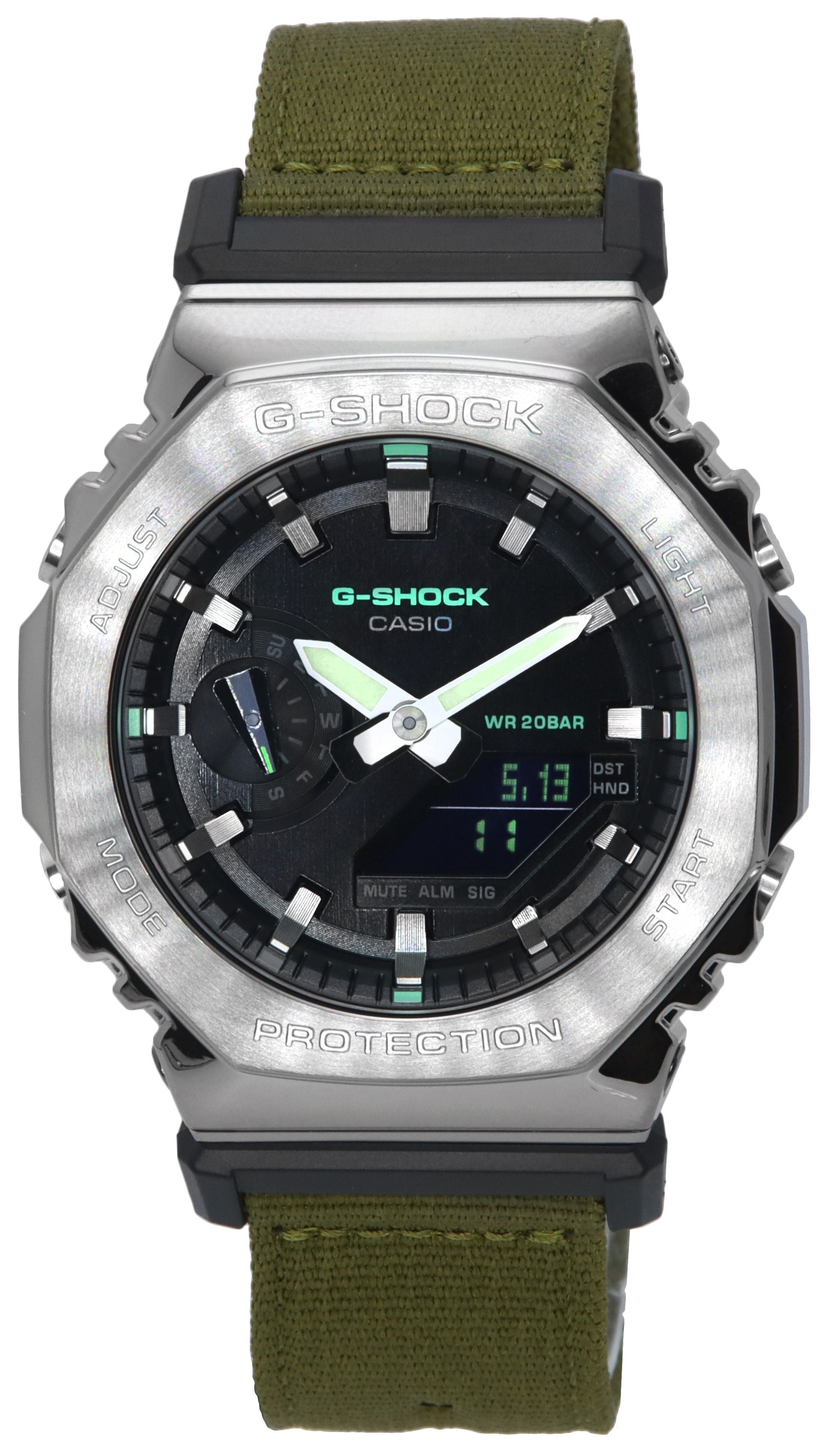 Casio G - Shock Utility Metal Analog Digital Quartz GM - 2100CB - 3A GM2100CB - 3 200M Men's Watch - Prestige Stones