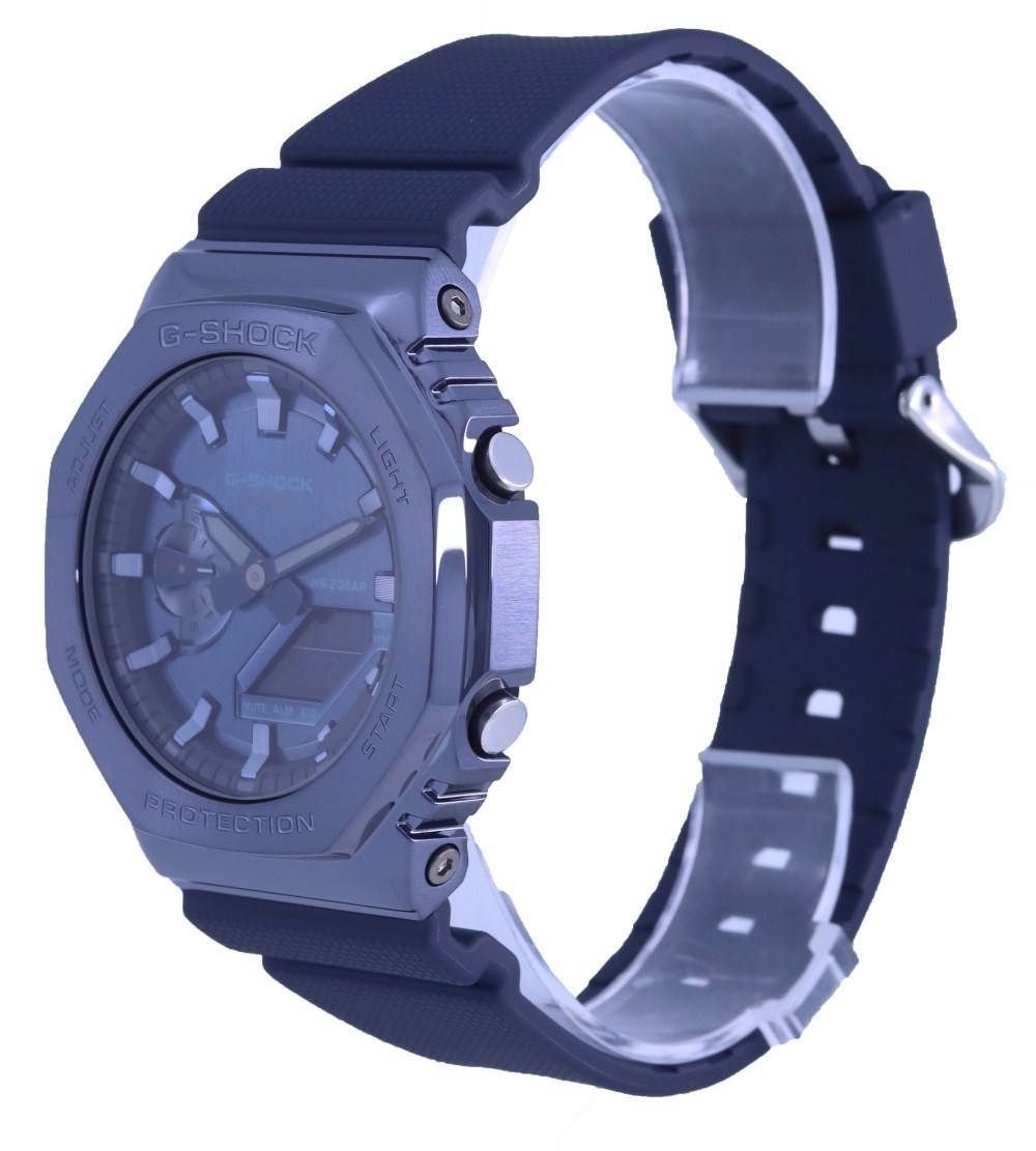 Casio G - Shock World Time Analog Digital Metal Covered GM - 2100N - 2A GM2100N - 2 200M Men's Watch - Prestige Stones