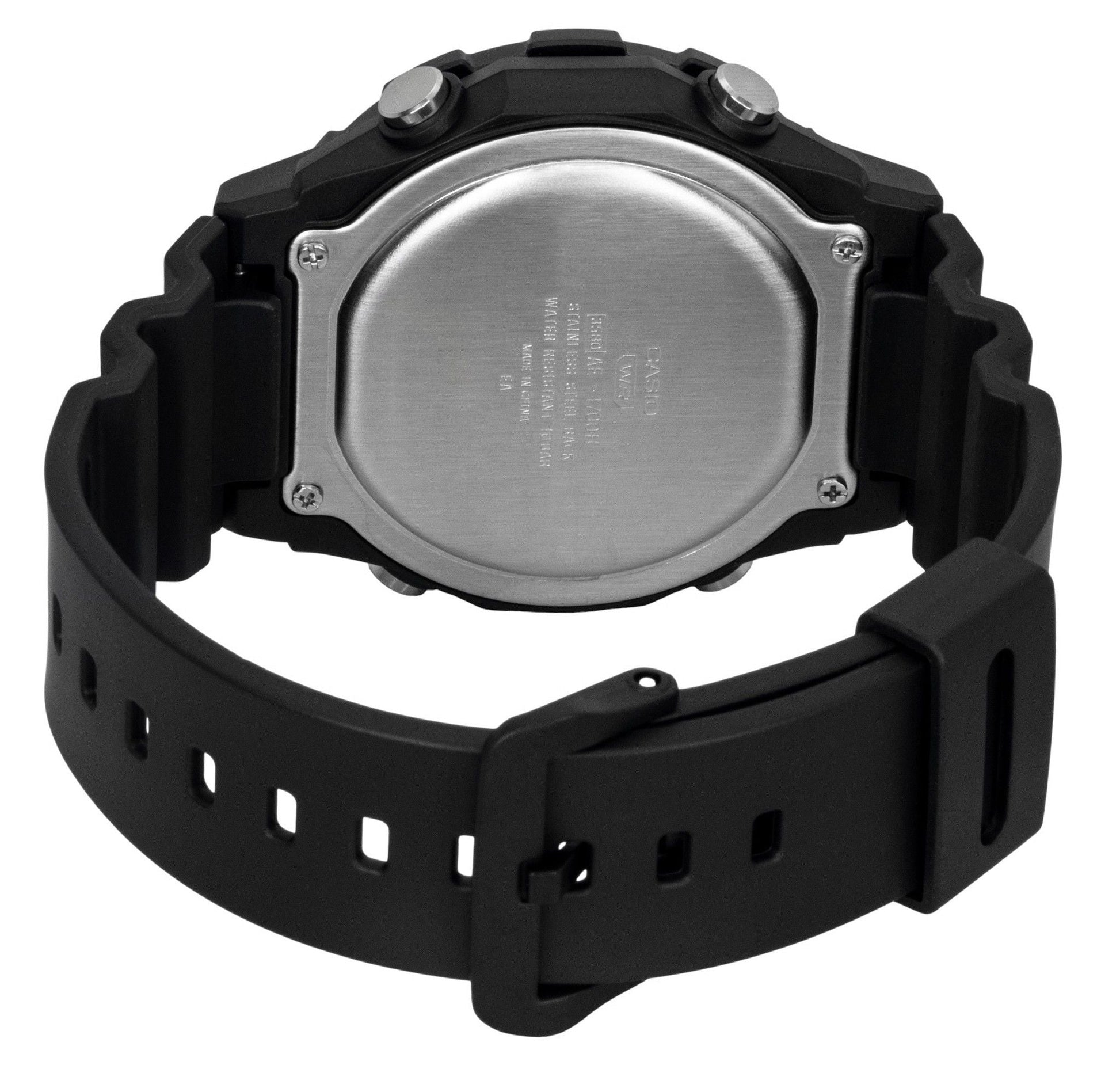 Casio Multifunctional Digital Resin Strap Pepsi Bezel Quartz AE - 1700H - 1A2V 100M Men's Watch - Prestige Stones