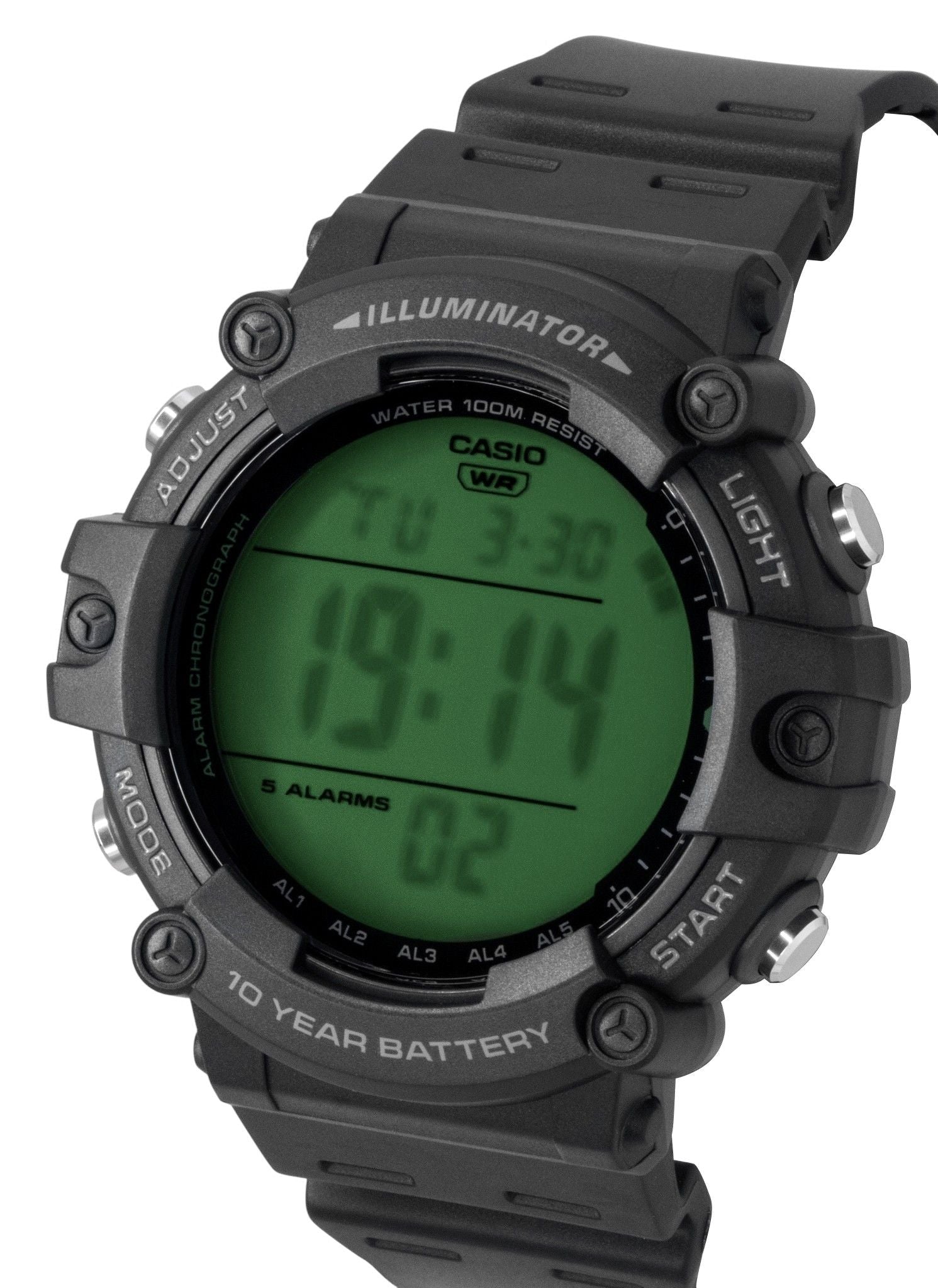 Casio Multifunctional Digital Resin Strap Quartz AE - 1500WHC - 1AV 100M Men's Watch - Prestige Stones
