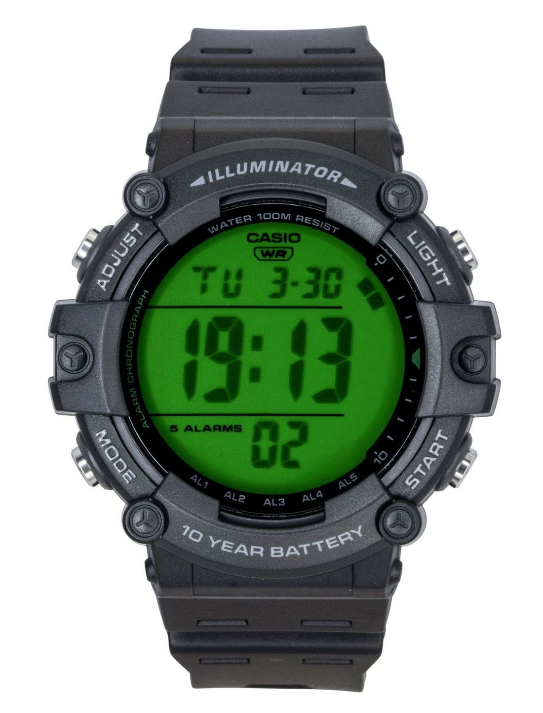 Casio Multifunctional Digital Resin Strap Quartz AE - 1500WHC - 1AV 100M Men's Watch - Prestige Stones