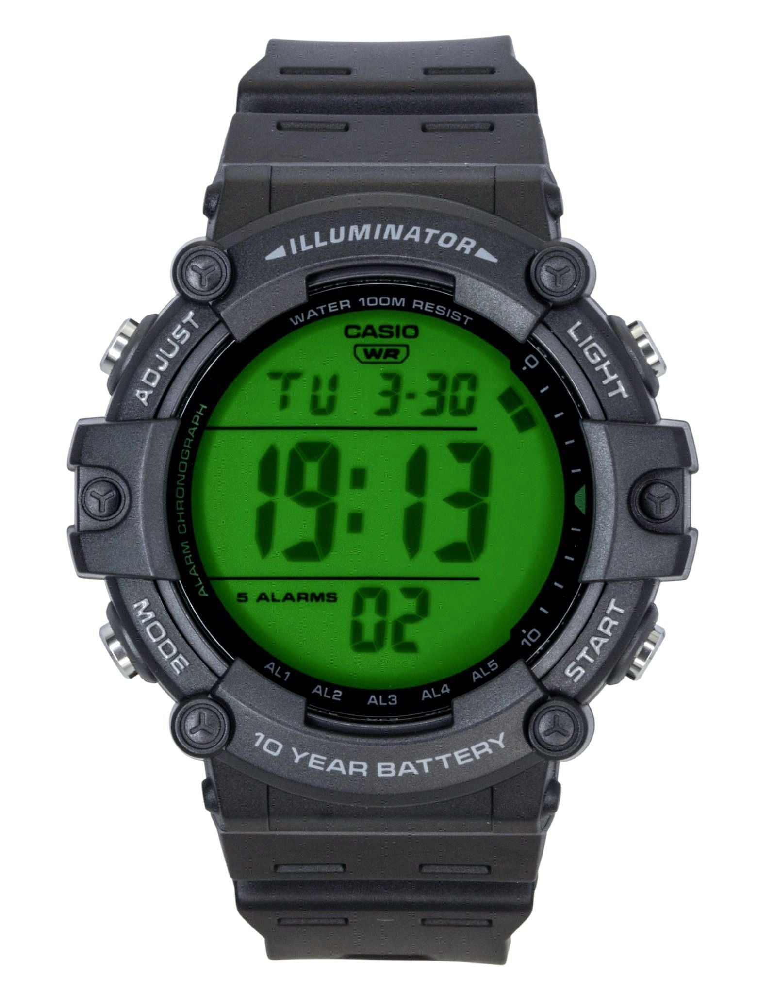 Casio Multifunctional Digital Resin Strap Quartz AE - 1500WHC - 1AV 100M Men's Watch - Prestige Stones
