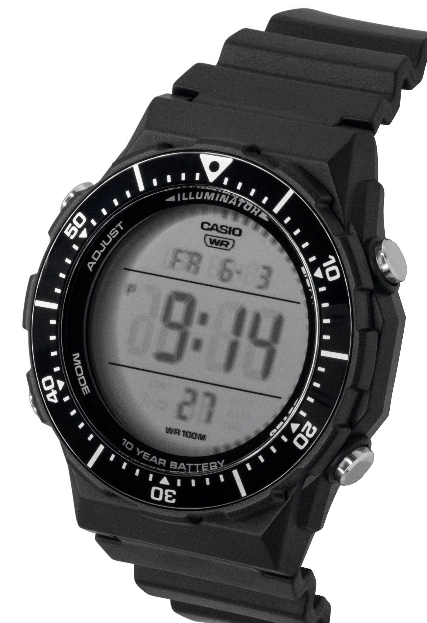 Casio Multifunctional Digital Resin Strap Quartz AE - 1700H - 1AV 100M Men's Watch - Prestige Stones