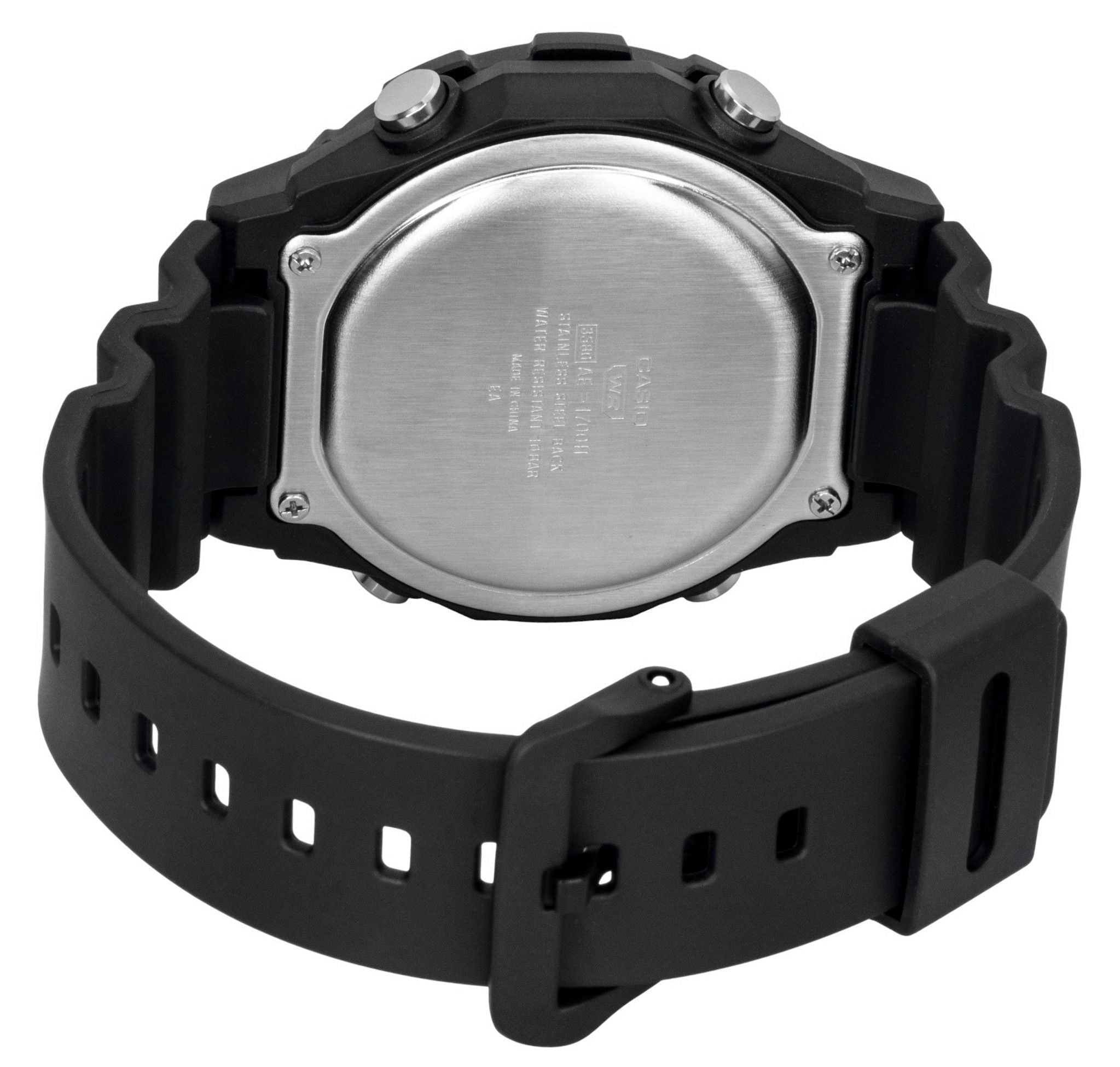 Casio Multifunctional Digital Resin Strap Quartz AE - 1700H - 1AV 100M Men's Watch - Prestige Stones
