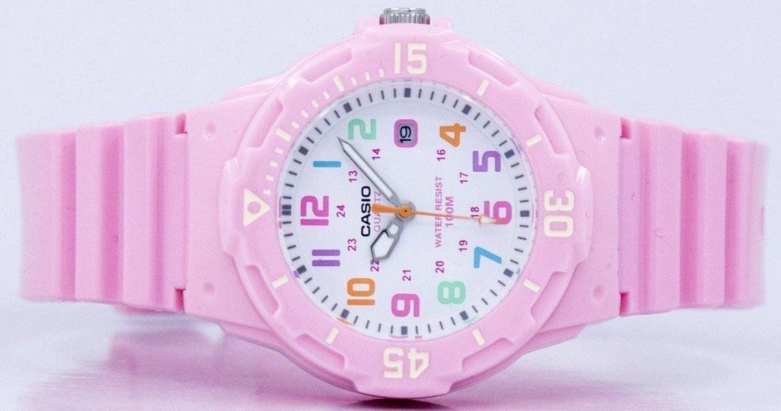 Casio Pink Resin Strap LRW - 200H - 4B2VDF LRW200H - 4B2VDF Women's Watch - Prestige Stones