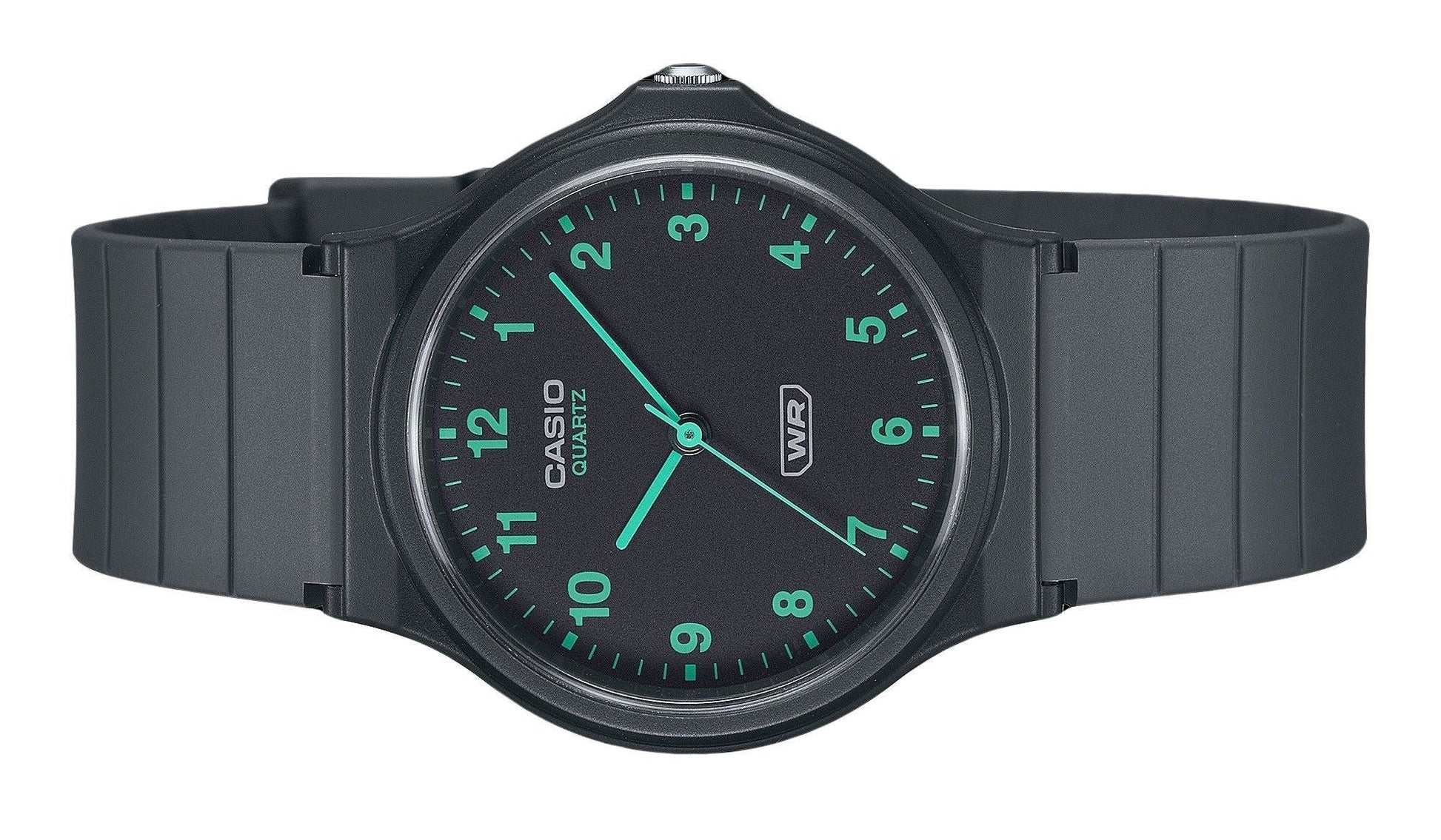 Casio POP Analog Bio Based Resin Strap Black Dial Quartz MQ - 24B - 8B Unisex Watch - Prestige Stones