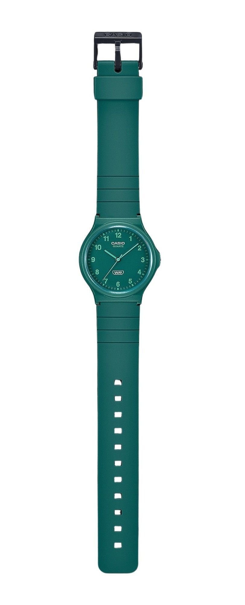 Casio POP Analog Bio Based Resin Strap Green Dial Quartz MQ - 24B - 3B Unisex Watch - Prestige Stones