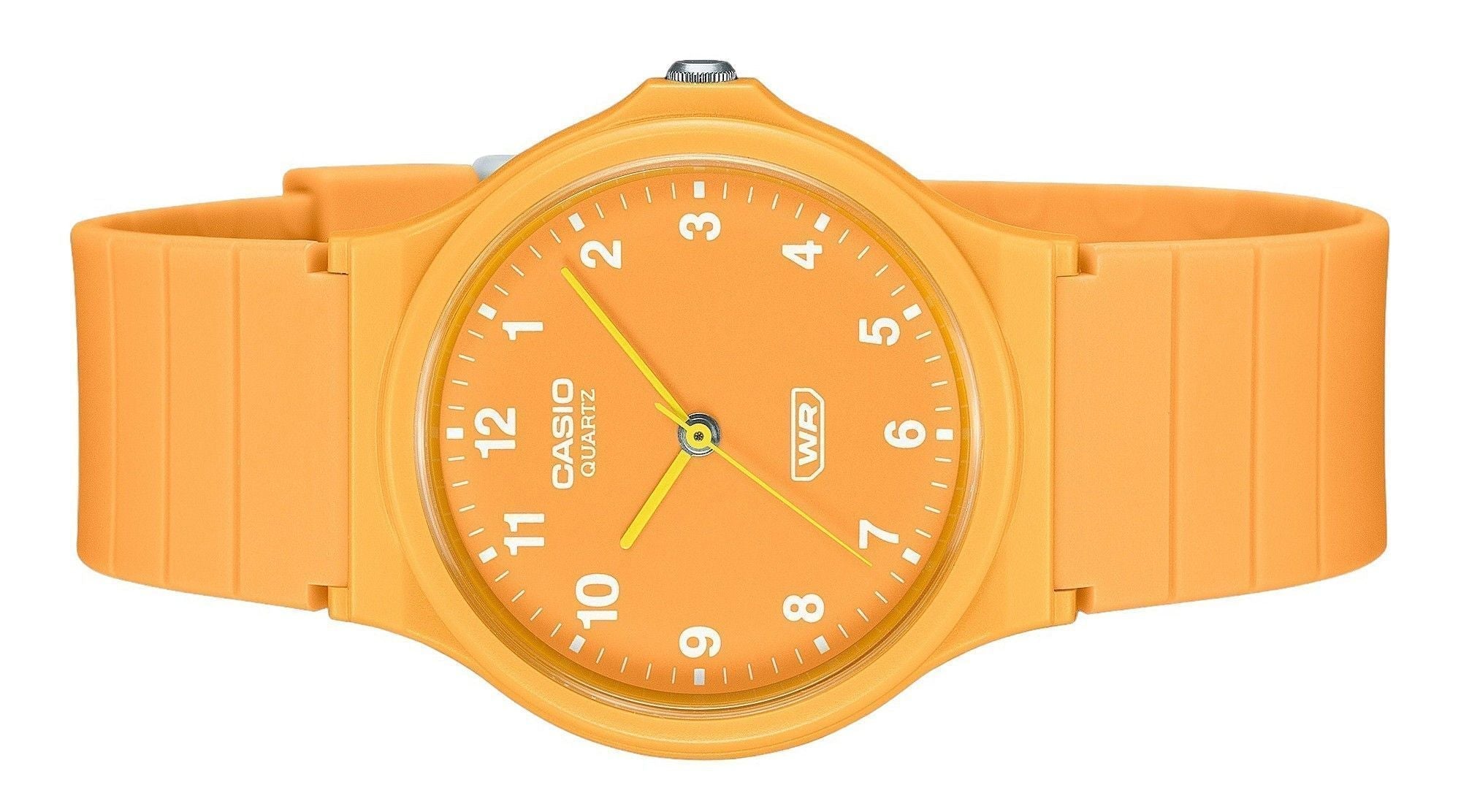 Casio POP Analog Bio Based Resin Strap Orange Dial Quartz MQ - 24B - 9B Unisex Watch - Prestige Stones