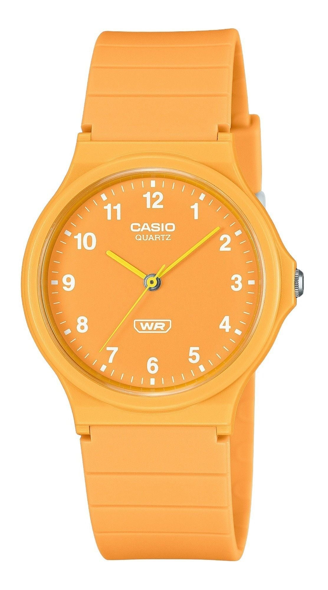 Casio POP Analog Bio Based Resin Strap Orange Dial Quartz MQ - 24B - 9B Unisex Watch - Prestige Stones