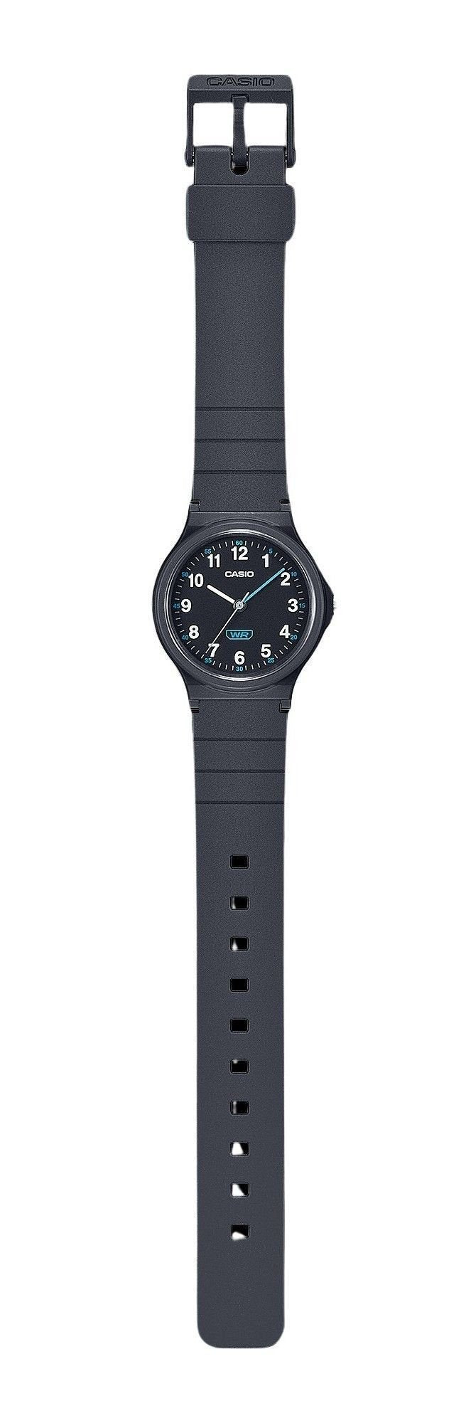Casio Pop Analog Black Bio Based Resin Strap Black Dial Quartz LQ - 24B - 1B Women's Watch - Prestige Stones