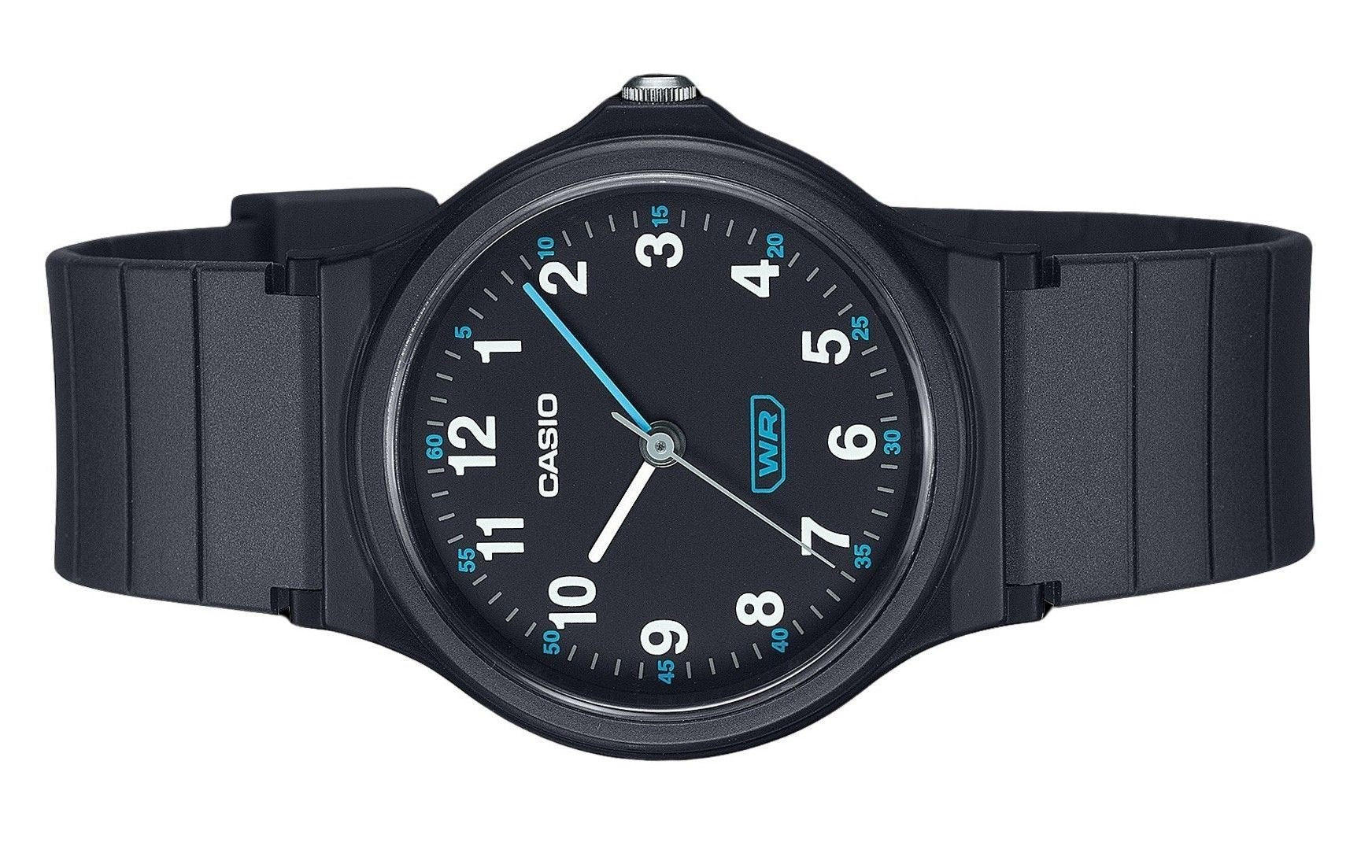 Casio Pop Analog Black Bio Based Resin Strap Black Dial Quartz LQ - 24B - 1B Women's Watch - Prestige Stones