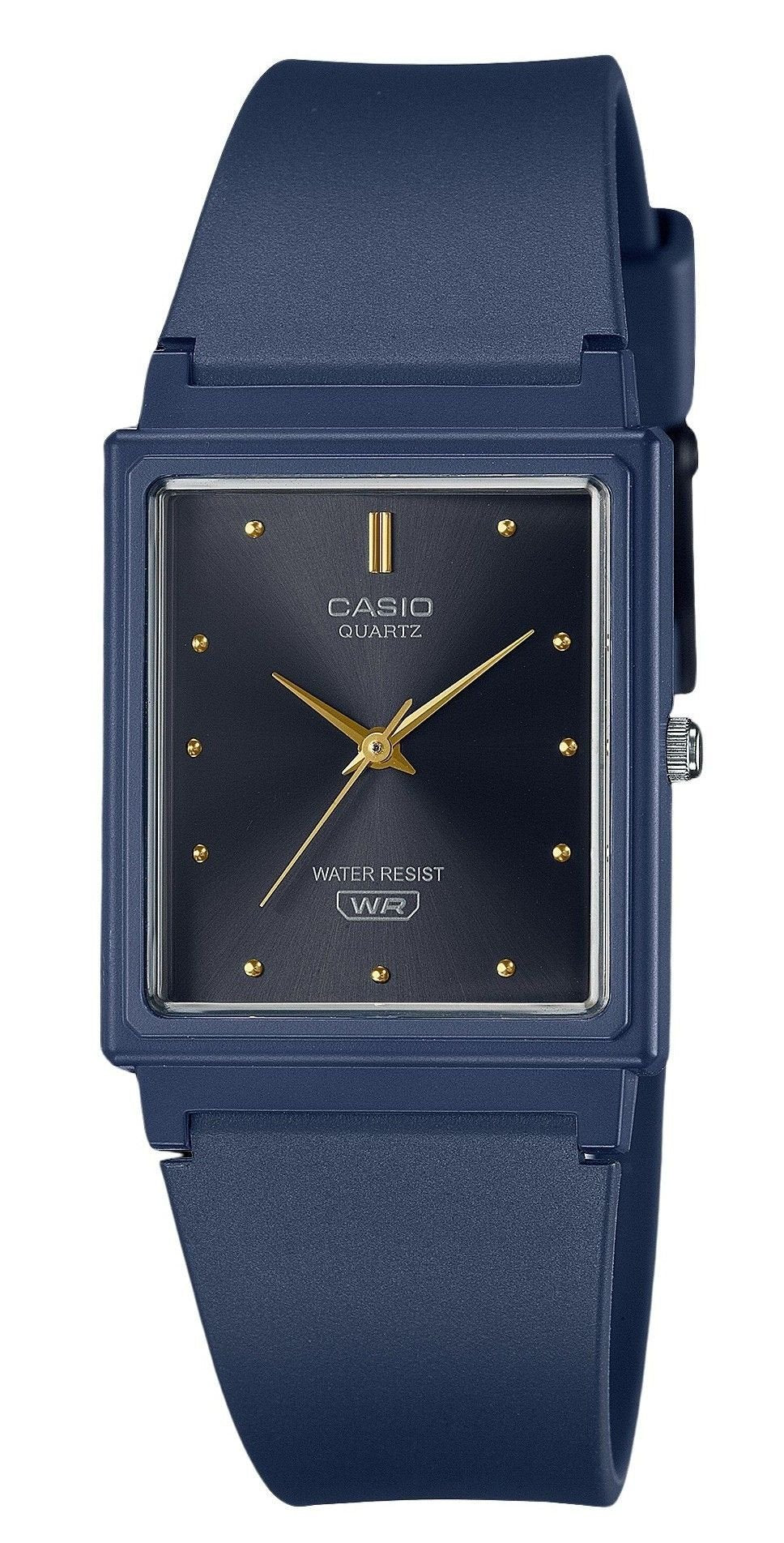 Casio POP Analog Dark Blue Resin Strap Black Dial Quartz MQ - 38UC - 2A1 Women's Watch - Prestige Stones