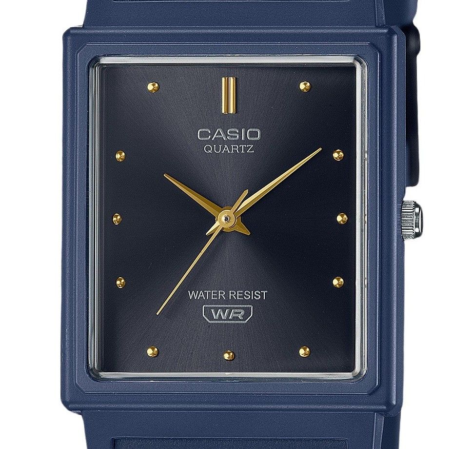 Casio POP Analog Dark Blue Resin Strap Black Dial Quartz MQ - 38UC - 2A1 Women's Watch - Prestige Stones