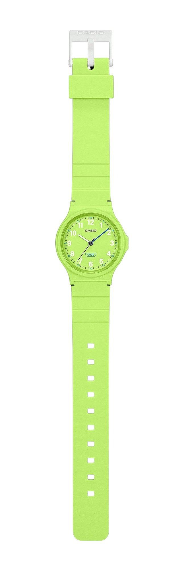 Casio Pop Analog Lime Green Bio Based Resin Strap Lime Green Dial Quartz LQ - 24B - 3B Women's Watch - Prestige Stones