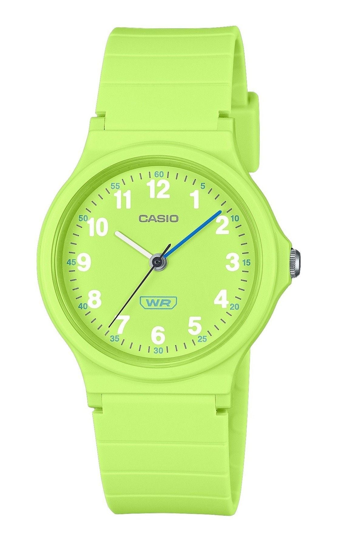 Casio Pop Analog Lime Green Bio Based Resin Strap Lime Green Dial Quartz LQ - 24B - 3B Women's Watch - Prestige Stones
