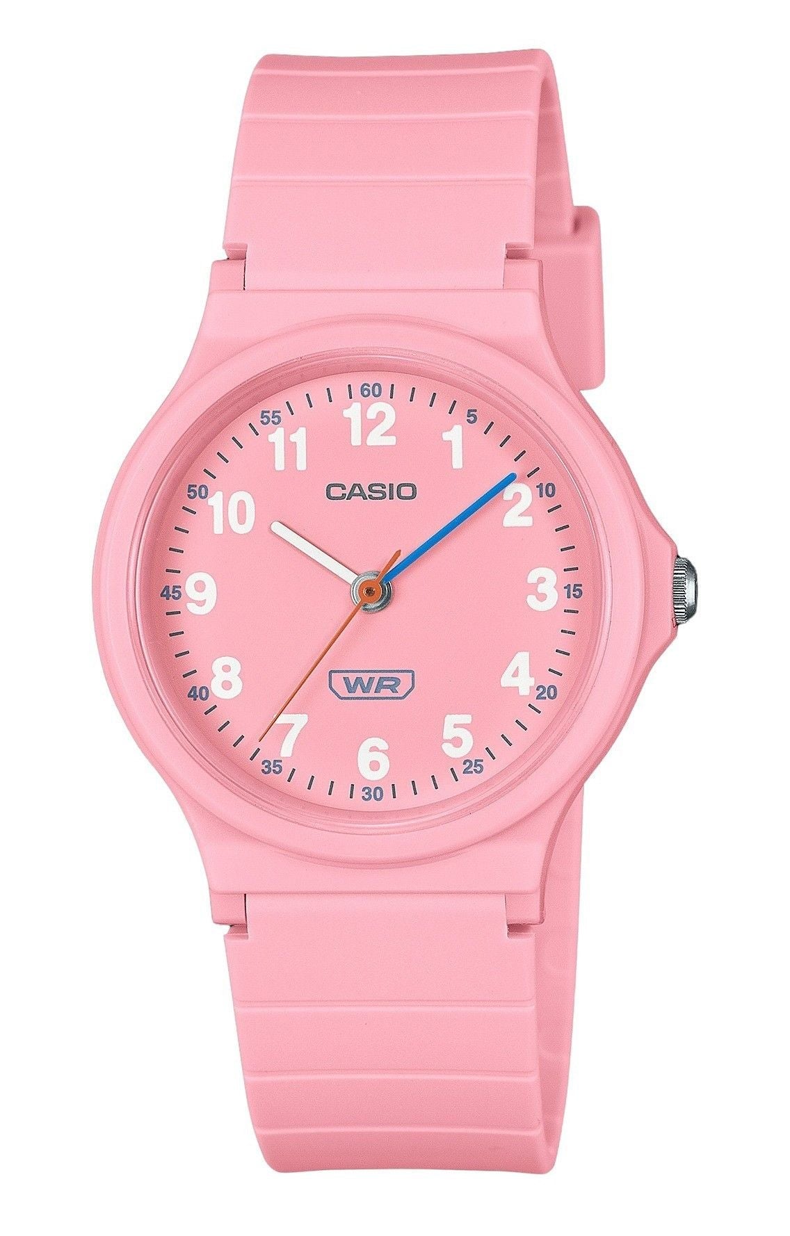 Casio Pop Analog Pink Bio Based Resin Strap Pink Dial Quartz LQ - 24B - 4B Women's Watch - Prestige Stones