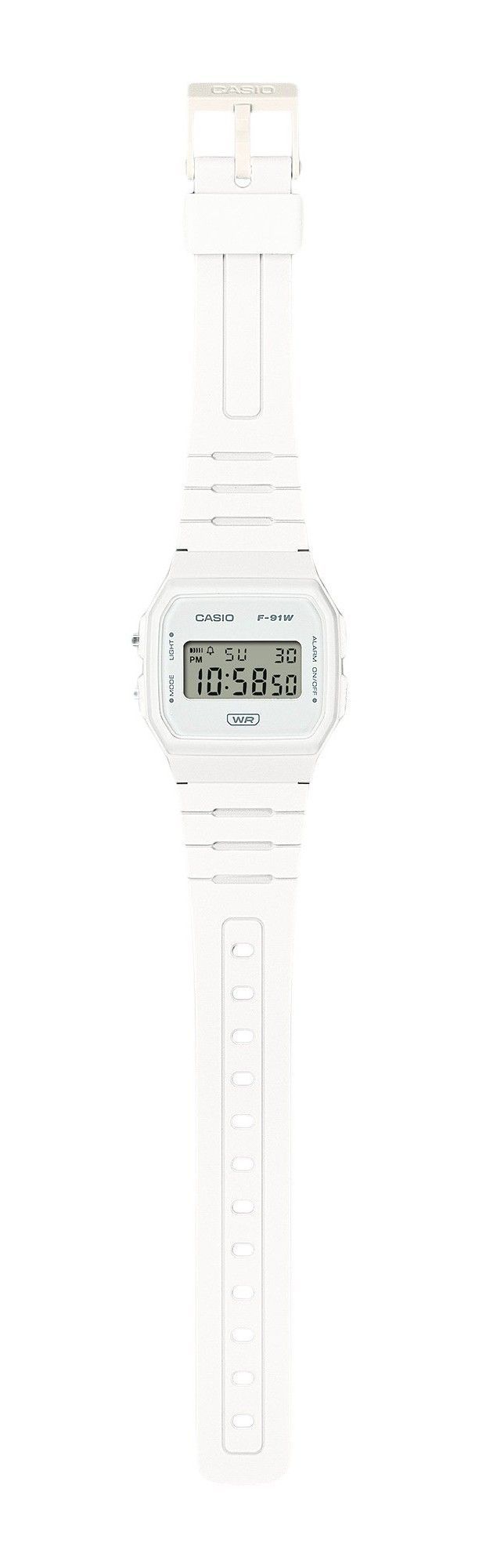 Casio Pop Digital Bio - Based White Resin Strap Quartz F - 91WB - 7A 100M Unisex Watch - Prestige Stones
