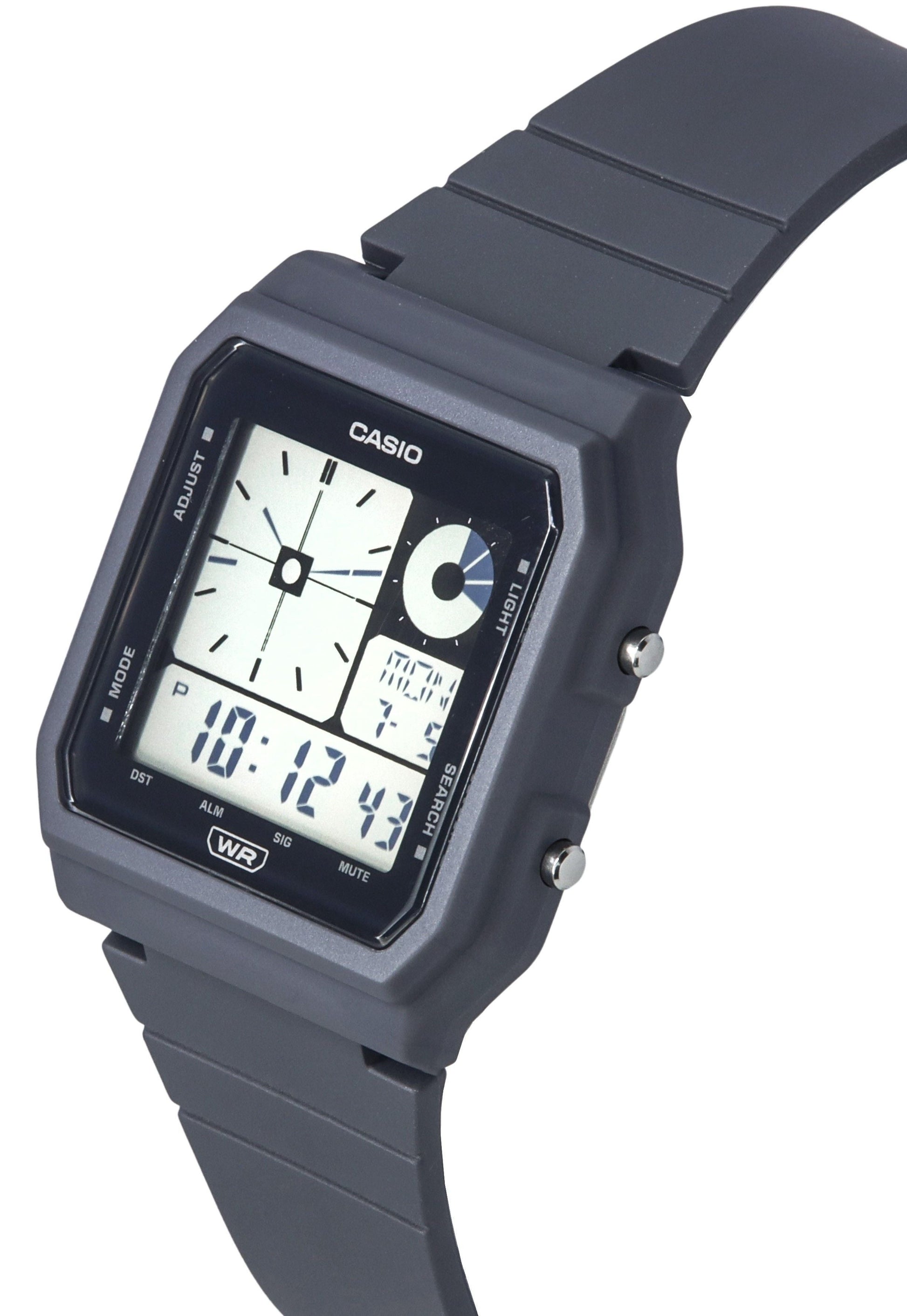 Casio POP Digital Grey Resin Strap Quartz LF - 20W - 8A2 Unisex Watch - Prestige Stones