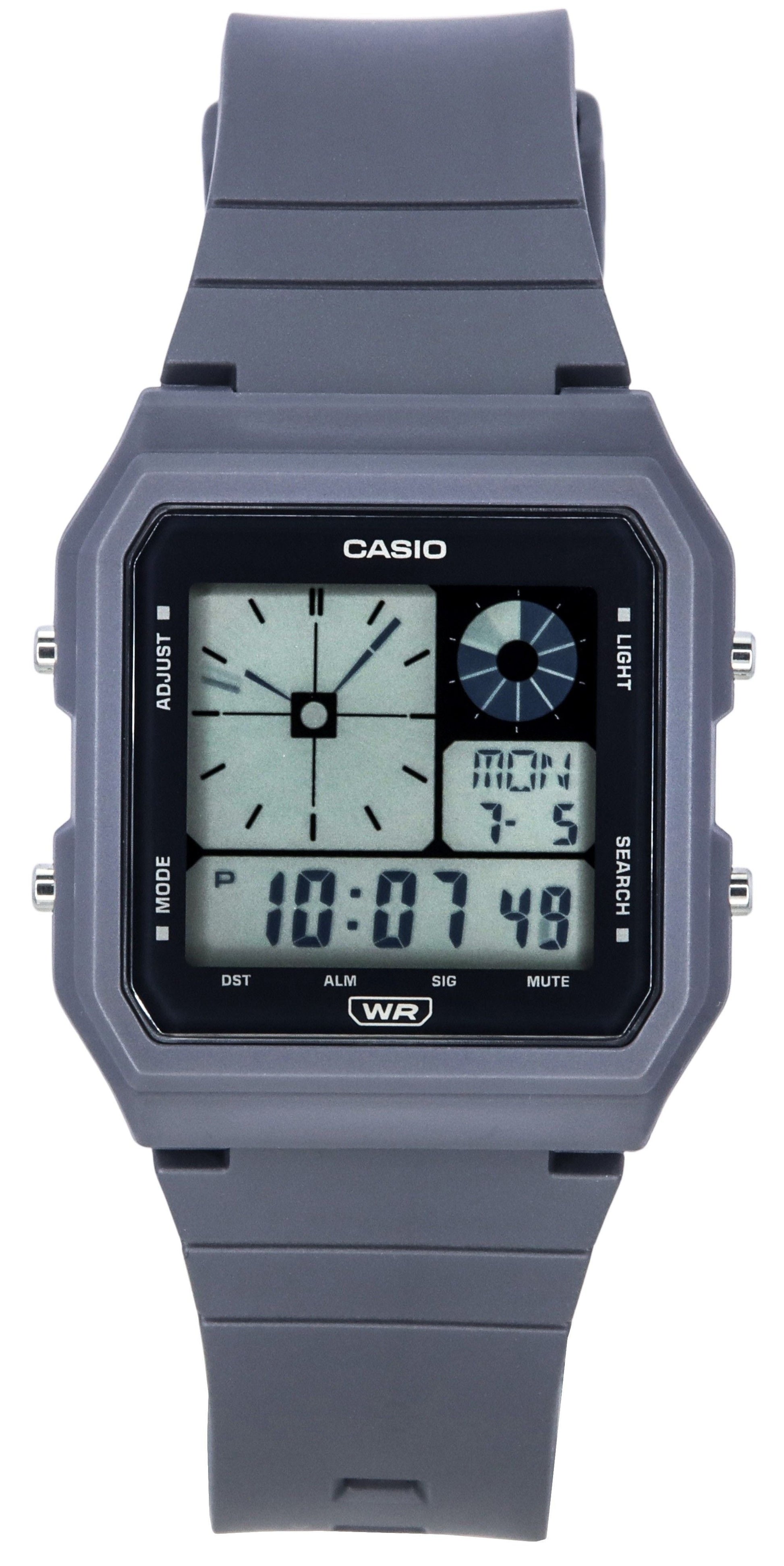 Casio POP Digital Grey Resin Strap Quartz LF - 20W - 8A2 Unisex Watch - Prestige Stones