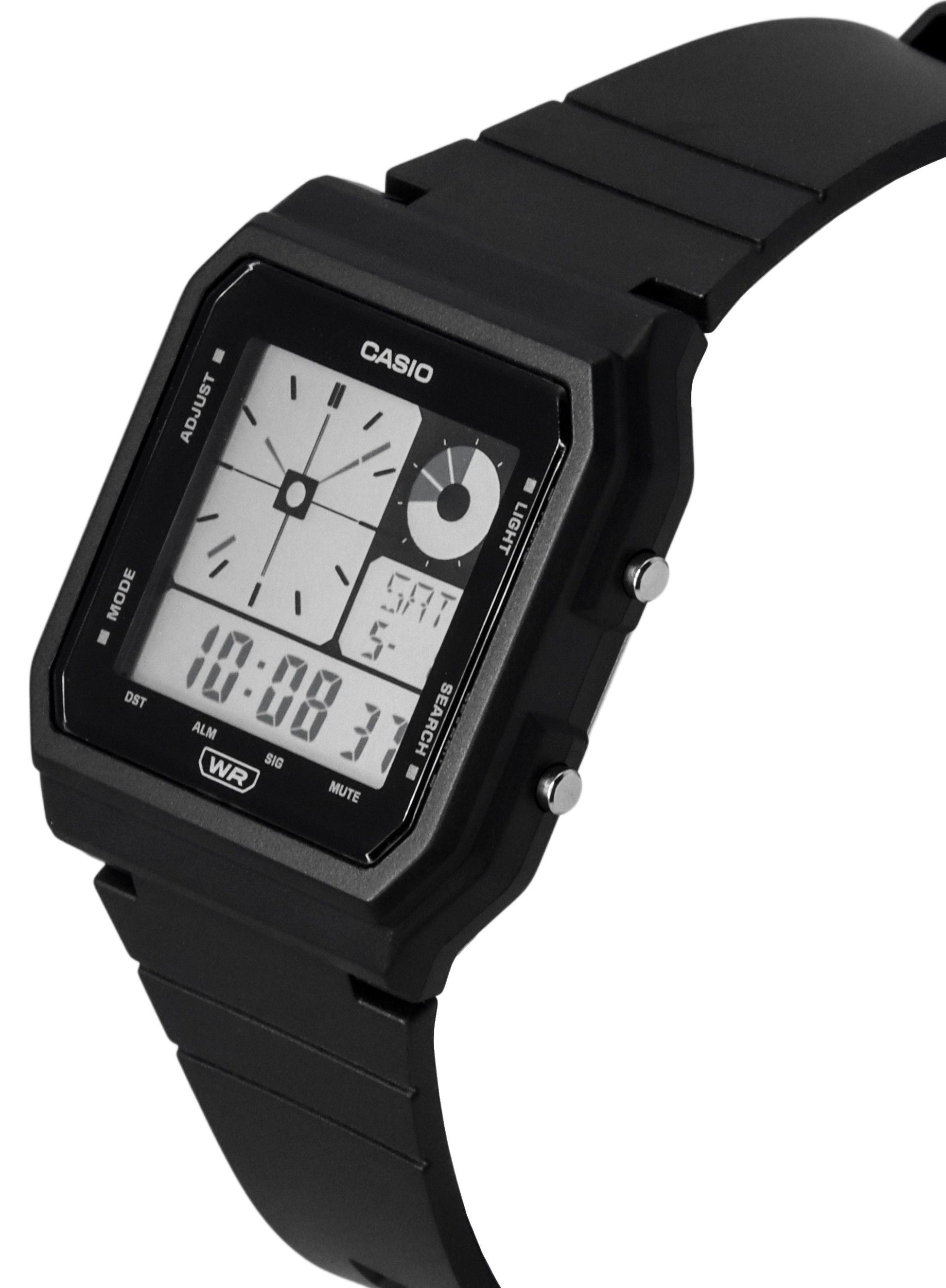 Casio POP Retro Vintage Digital Black Resin Strap Quartz LF - 20W - 1A Unisex Watch - Prestige Stones