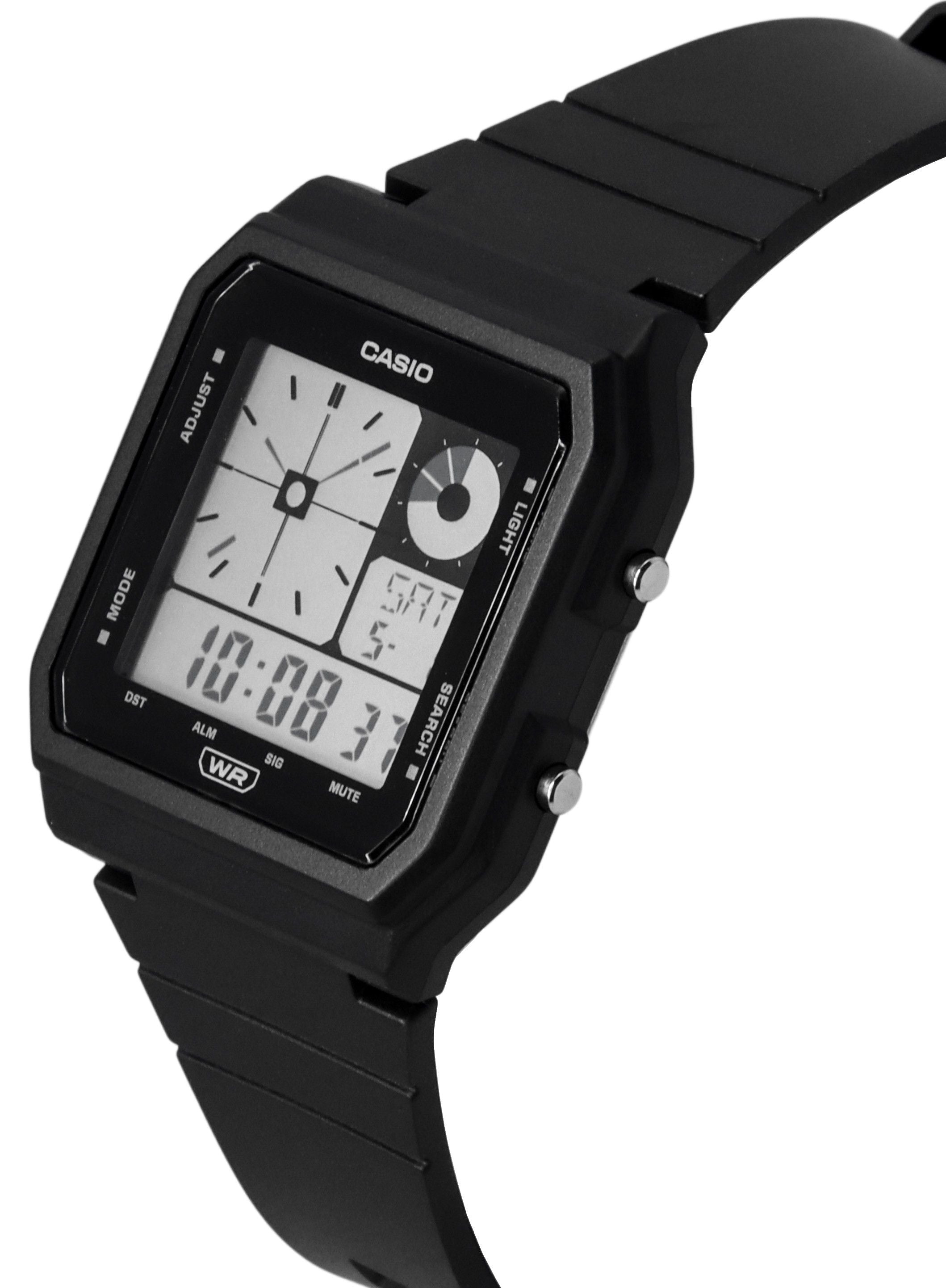 Casio POP Retro Vintage Digital Black Resin Strap Quartz LF - 20W - 1A Unisex Watch - Prestige Stones