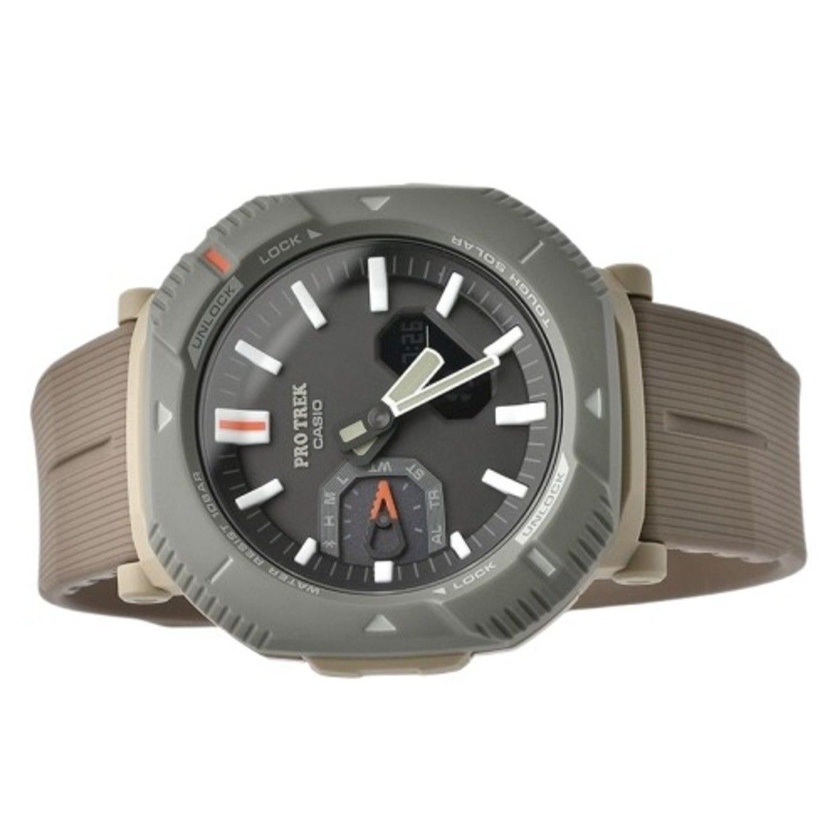 Casio Pro Trek Analog Digital Smartphone Link Grey Dial Tough Solar PRJ - B001 - 5 100M Unisex Watch - Prestige Stones