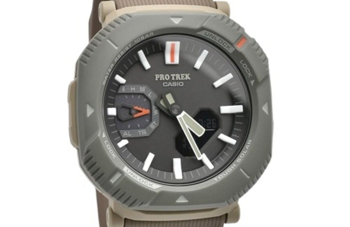Casio Pro Trek Analog Digital Smartphone Link Grey Dial Tough Solar PRJ - B001 - 5 100M Unisex Watch - Prestige Stones