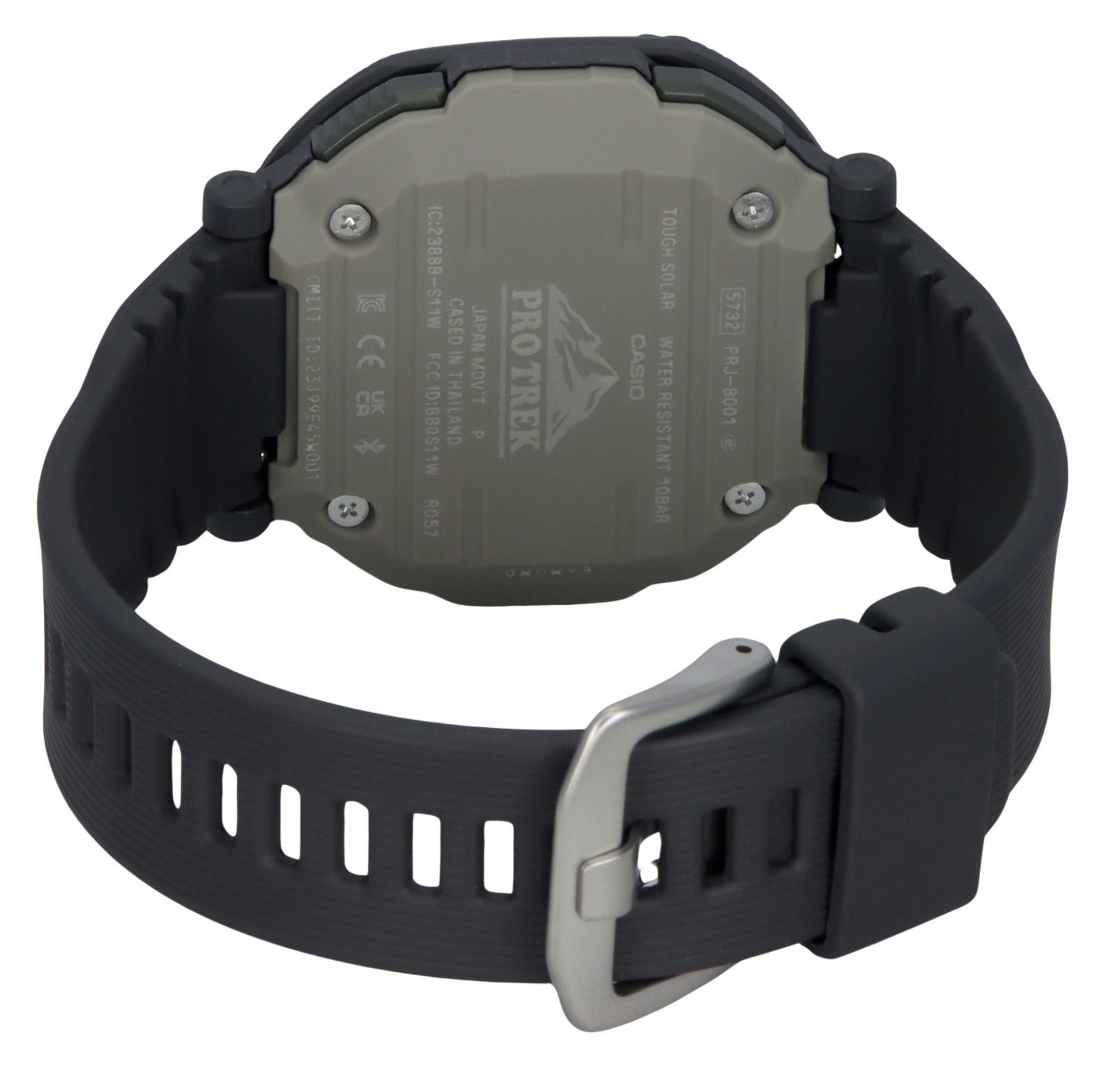 Casio Pro Trek Analog Digital Smartphone Link Resin Green Dial Tough Solar PRJ - B001 - 1 100M Men's Watch - Prestige Stones