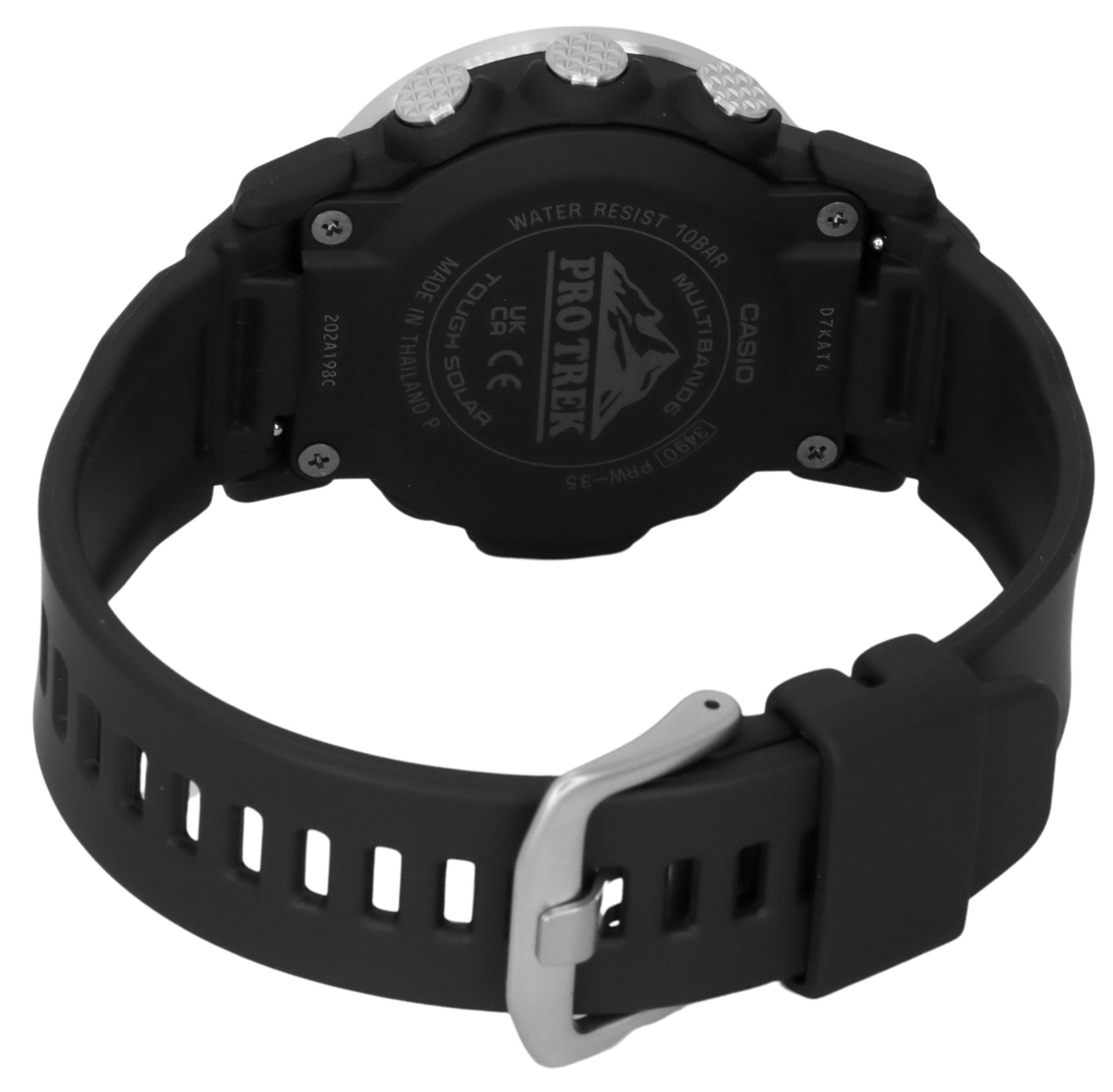 Casio Pro Trek Climber Line Digital Bio Based Resin Strap Tough Solar PRW - 35 - 1A 100M Men's Watch - Prestige Stones