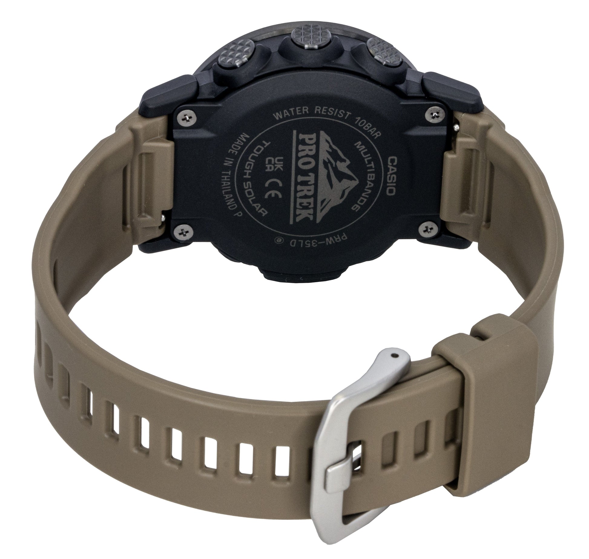 Casio Pro Trek Digital Bio - Based Resin Solar PRW - 35LD - 5 100M Men's Watch - Prestige Stones