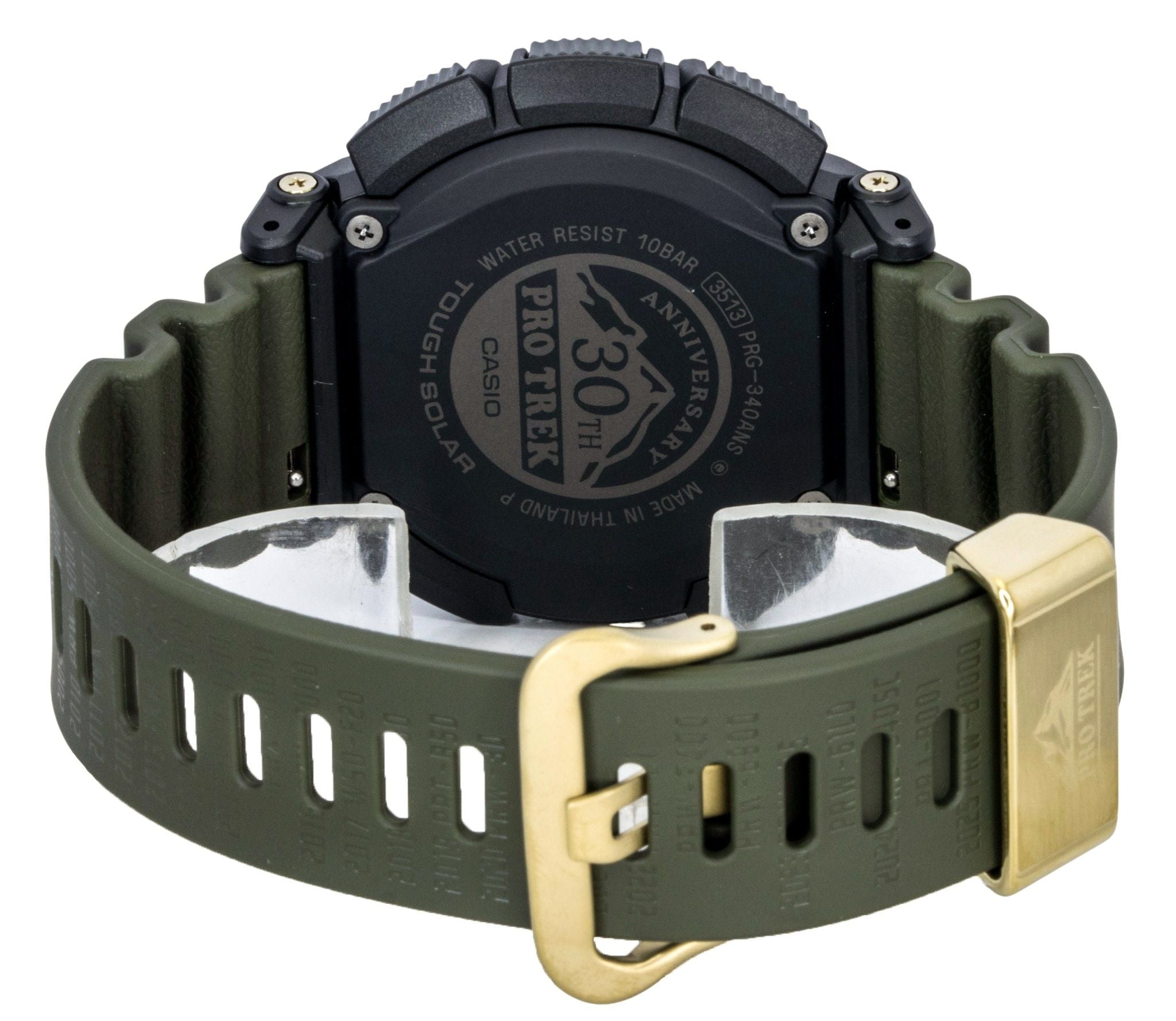 Casio Pro Trek Digital Bio - Based Resin Strap Solar PRG - 340ANS - 3 100M Men's Watch - Prestige Stones