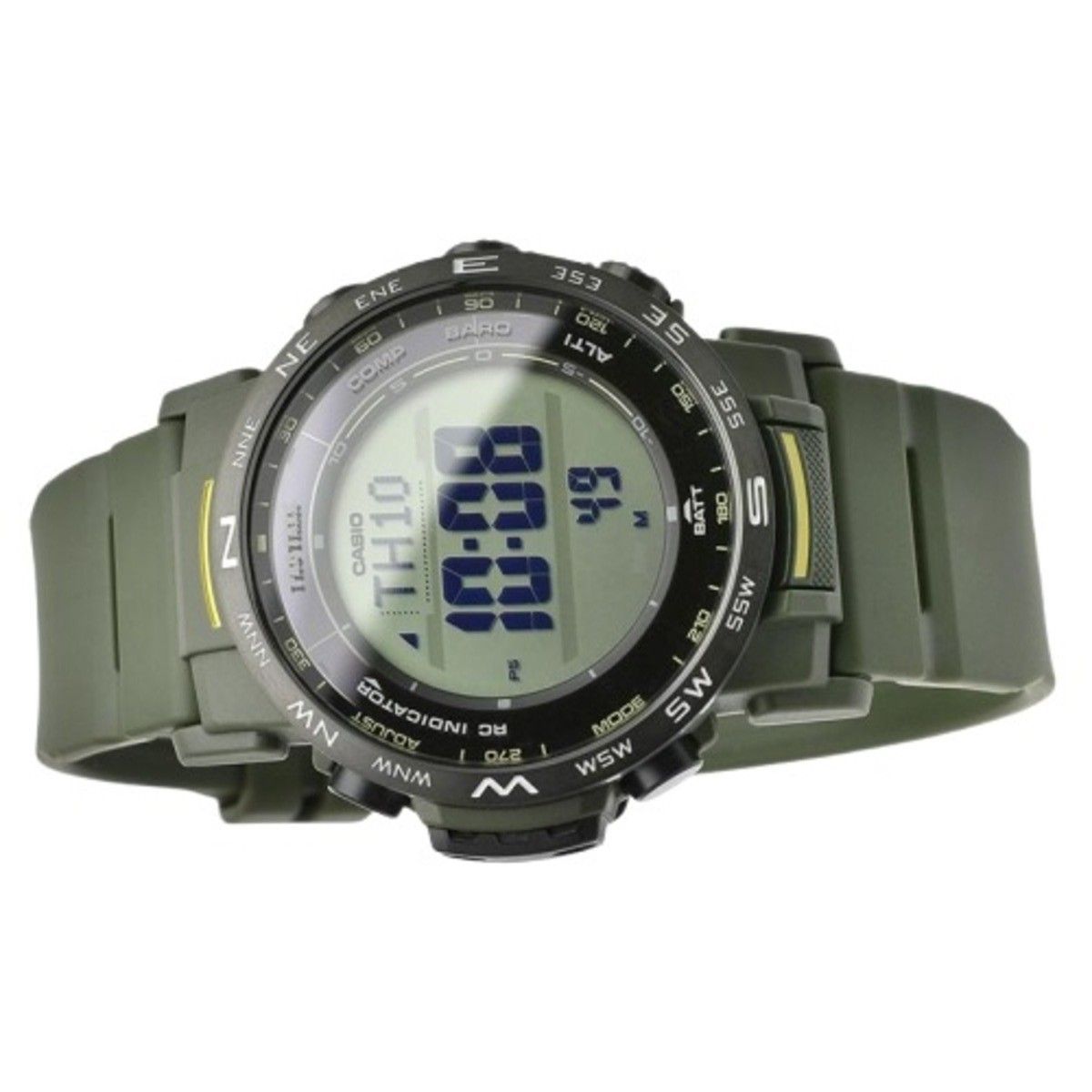 Casio Pro Trek Digital Bio - Based Resin Strap Tough Solar PRW - 35Y - 3B 100M Unisex Watch - Prestige Stones