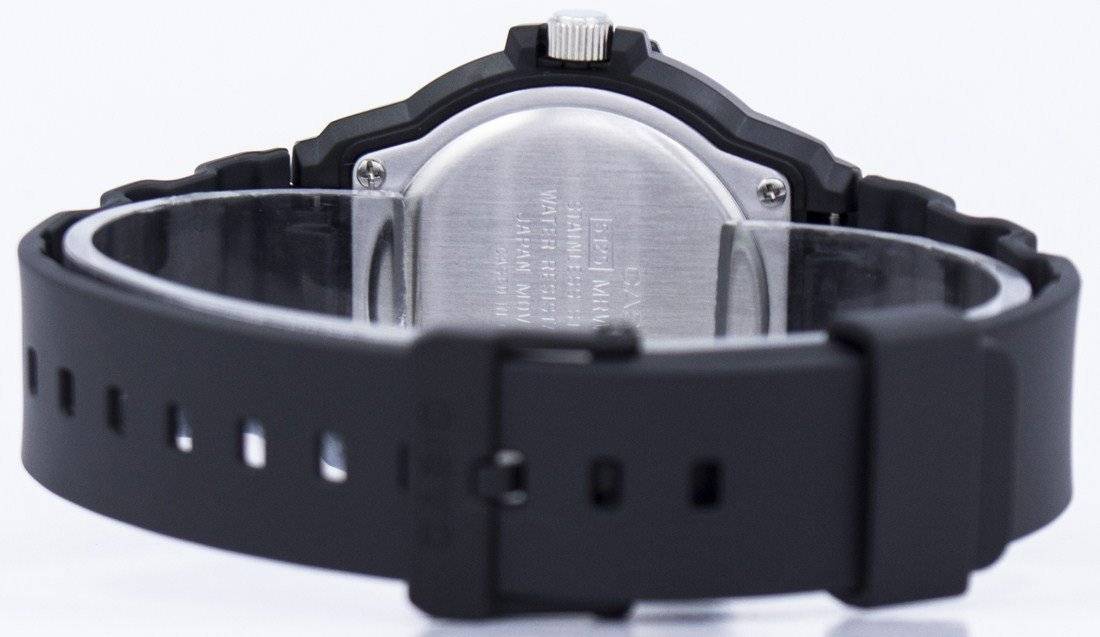 Casio Quartz Analog 100M Black Resin Strap MRW - 200H - 1BVDF MRW200H - 1BVDF Men's Watch - Prestige Stones