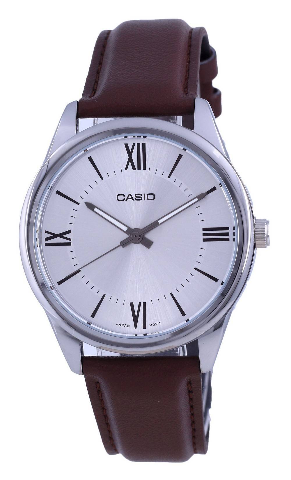 Casio Silver Dial Stainless Steel Analog Quartz MTP - V005L - 7B5 MTPV005L - 7 Men's Watch - Prestige Stones