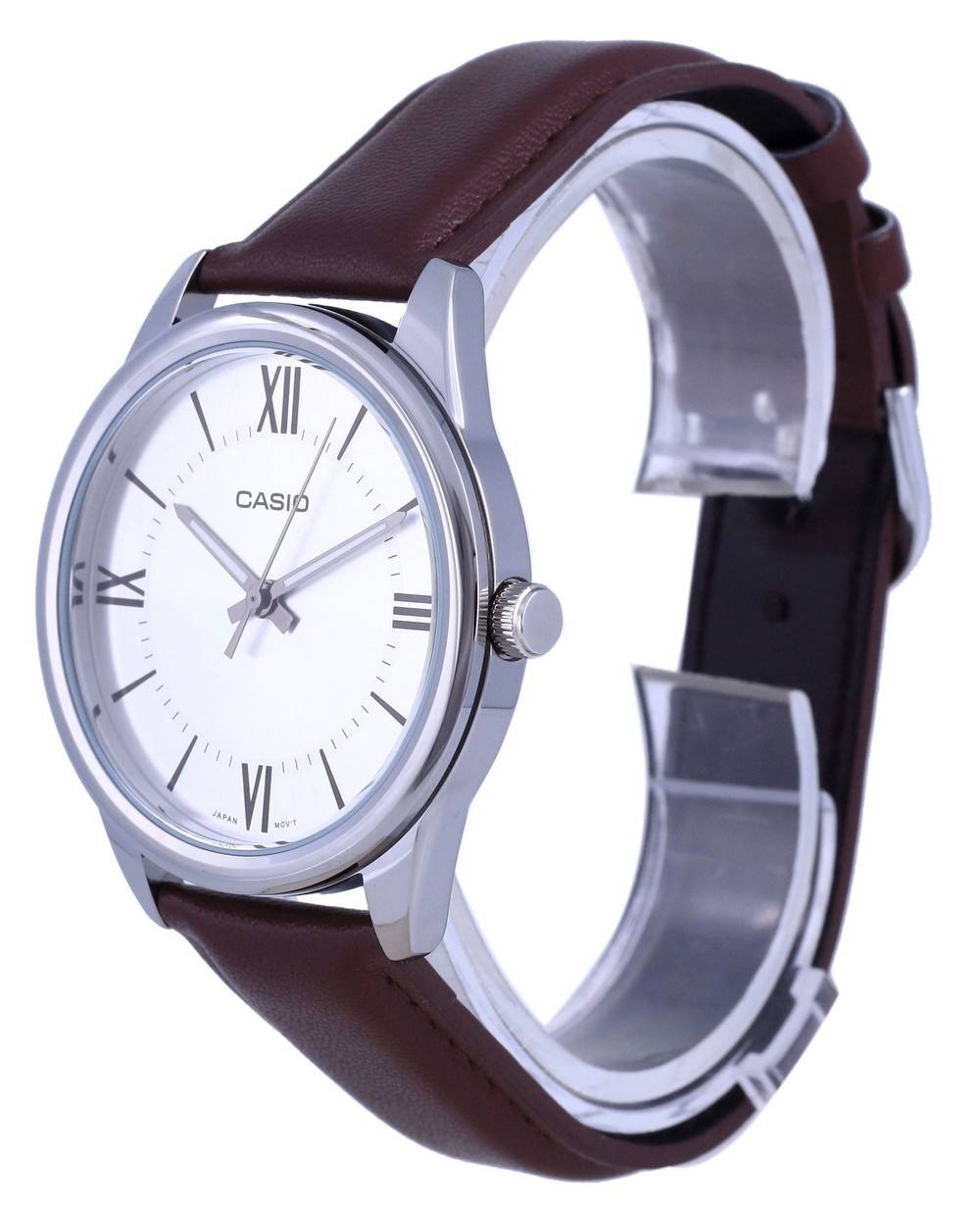 Casio Silver Dial Stainless Steel Analog Quartz MTP - V005L - 7B5 MTPV005L - 7 Men's Watch - Prestige Stones